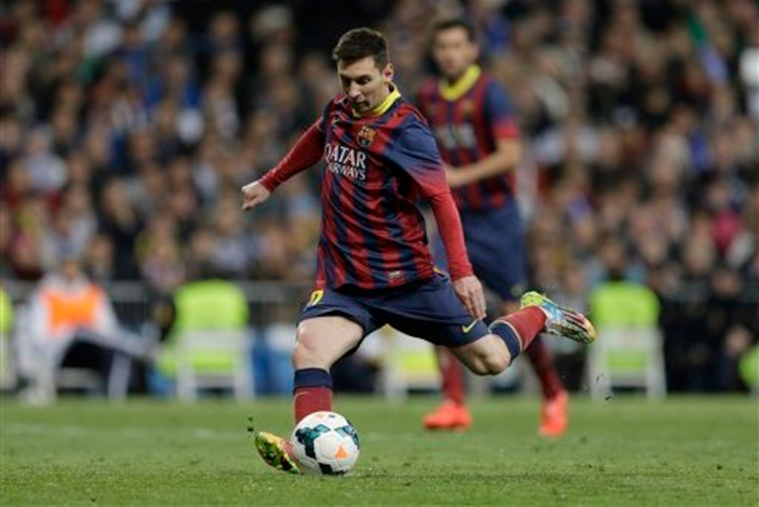 Messi has missed one penalty in the Champions League.