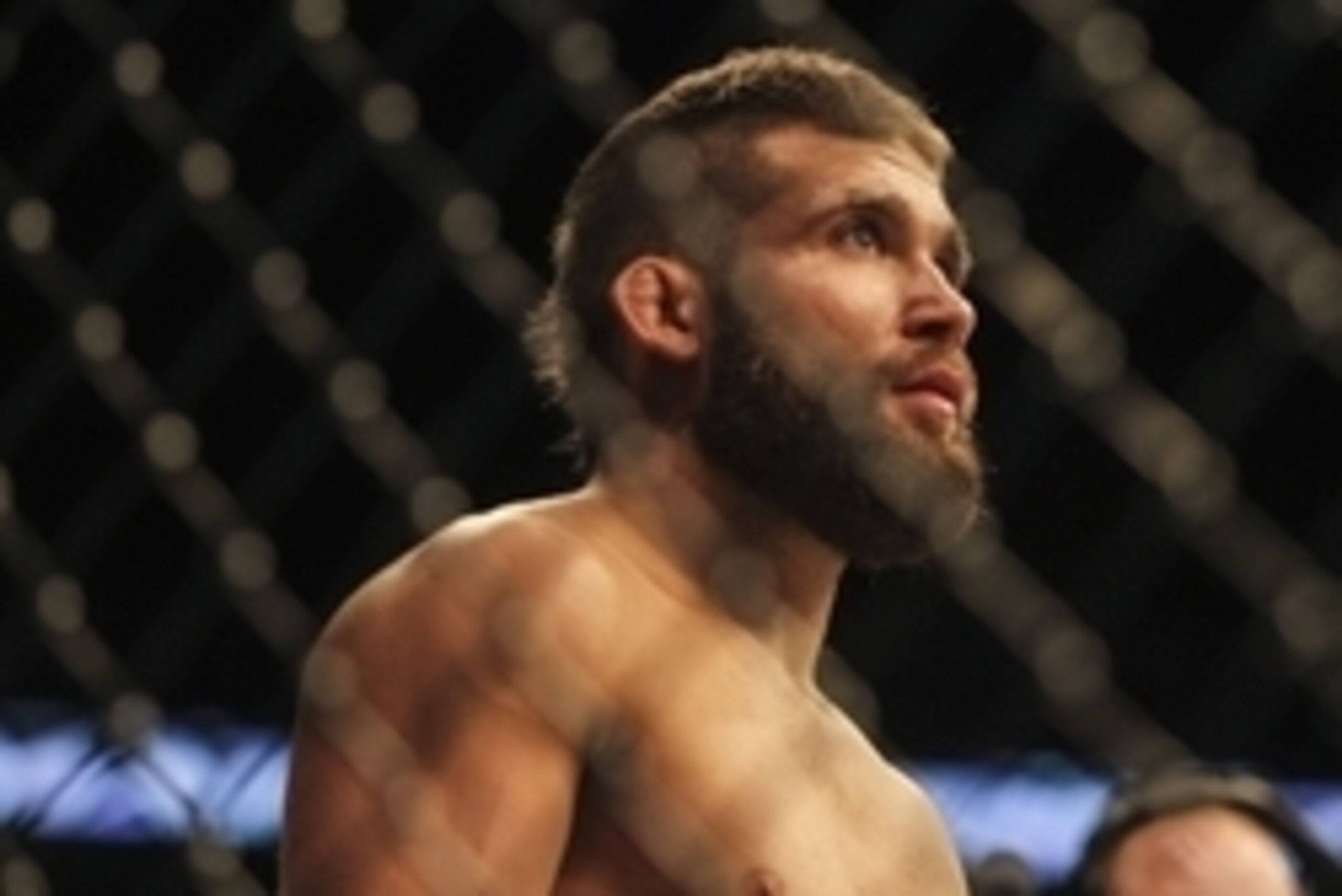 Jun 28, 2014; San Antonio, TX, USA; Jeremy Stephens prepares for a fight with Cub Swanson (not pictured) in a Featherweight bout at UFC Fight Night 43 at AT&T Center. Mandatory Credit: Troy Taormina-USA TODAY Sports Jun 28, 2014; San Antonio, TX, USA; Jeremy Stephens prepares for a fight with Cub Swanson (not pictured) in a Featherweight bout at UFC Fight Night 43 at AT&T Center. Mandatory Credit: Troy Taormina-USA TODAY Sports
