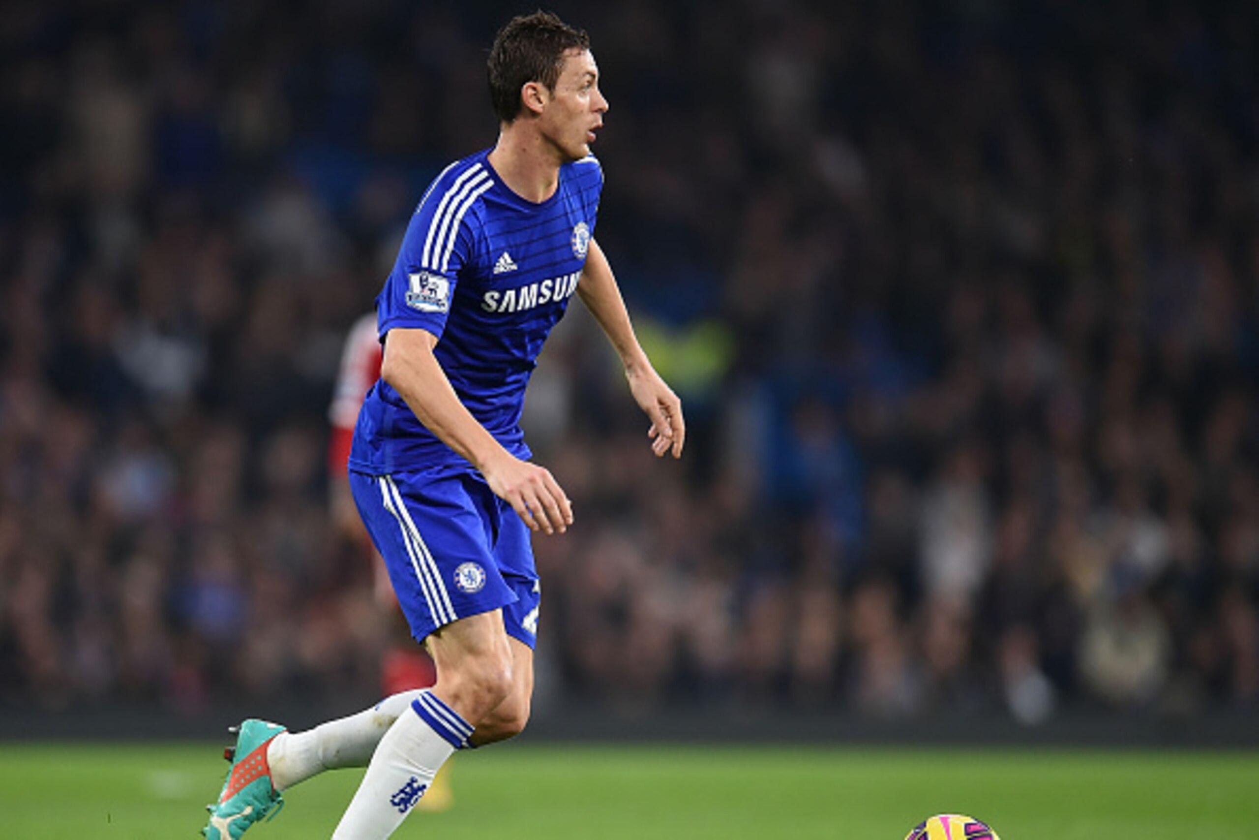 LONDON, ENGLAND - NOVEMBER 22:  Nemanja Matic of Chelsea in action during the Barclays Premier League match between Chelsea and West Bromwich Albion at Stamford Bridge on November 22, 2014 in London, England.  (Photo by Tom Dulat/Getty Images)