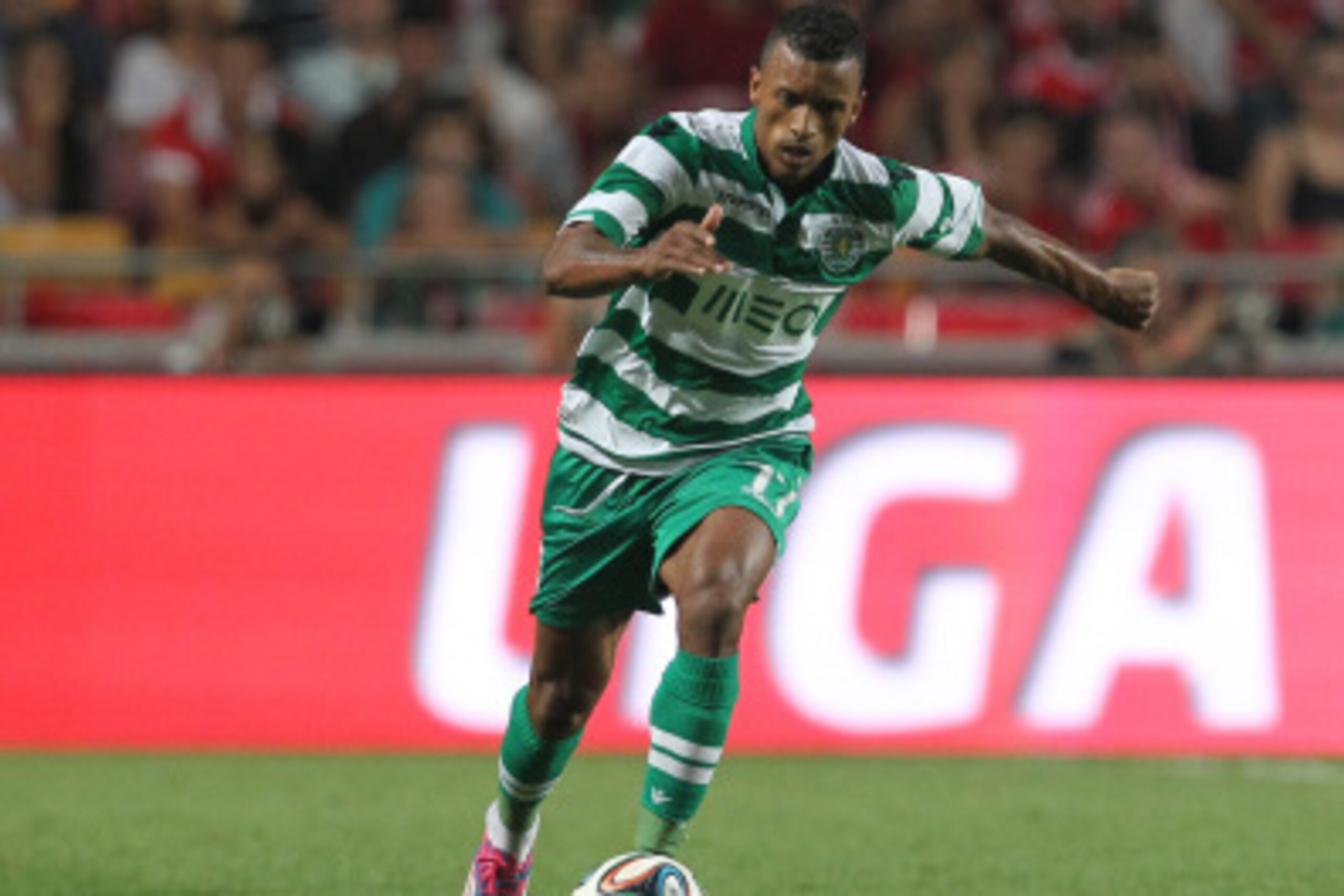 LISBON, PORTUGAL - AUGUST 31: Sporting's forward Nani during the Primeira Liga match between SL Benfica and Sporting CP at Estadio da Luz on August 31, 2014 in Lisbon, Portugal. (Photo by Carlos Rodrigues/Getty Images). LISBON, PORTUGAL - AUGUST 31: Sporting's forward Nani during the Primeira Liga match between SL Benfica and Sporting CP at Estadio da Luz on August 31, 2014 in Lisbon, Portugal. (Photo by Carlos Rodrigues/Getty Images).