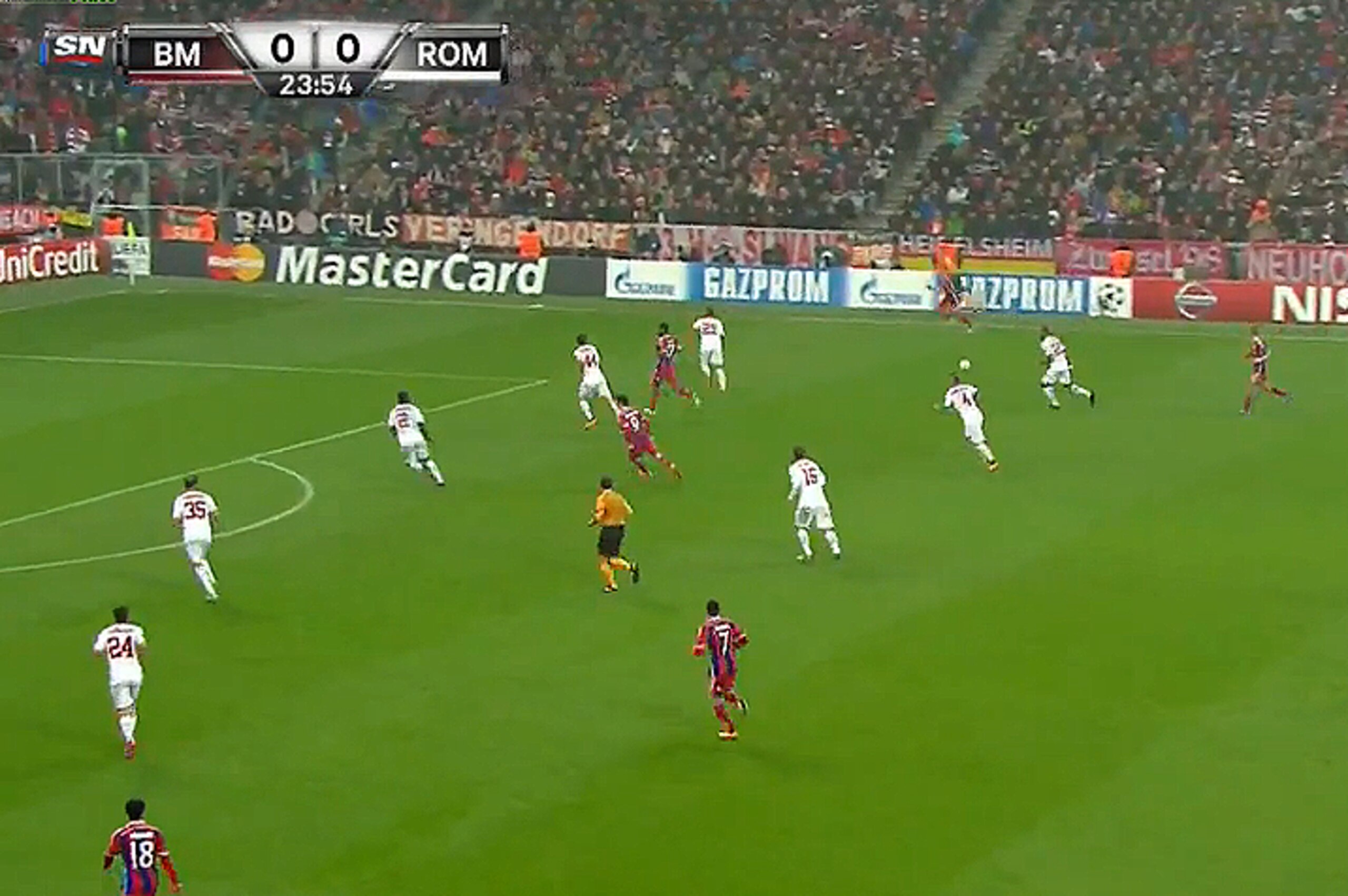 Roma will make things difficult with seven or eight behind the ball.