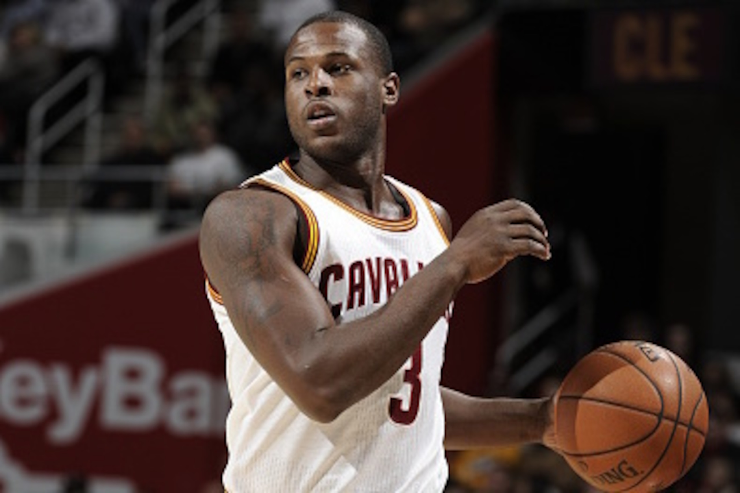 CLEVELAND, OH - DECEMBER 9:  Dion Waiters #3 of the Cleveland Cavaliers handles the ball against the Toronto Raptors during the game on December 9, 2014 at Quicken Loans Arena in Cleveland, Ohio. NOTE TO USER: User expressly acknowledges and agrees that, 