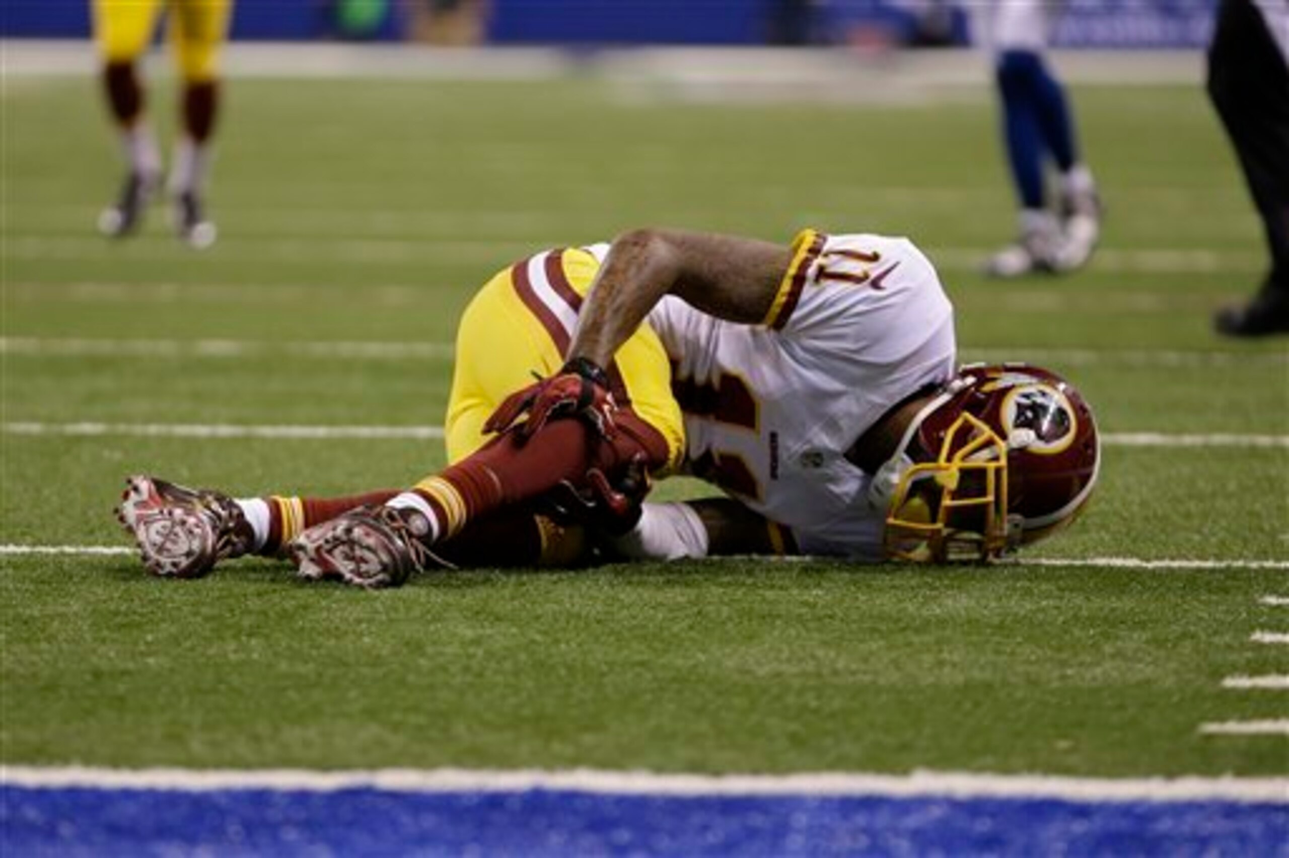 DeSean Jackson is nursing a lower leg injury.