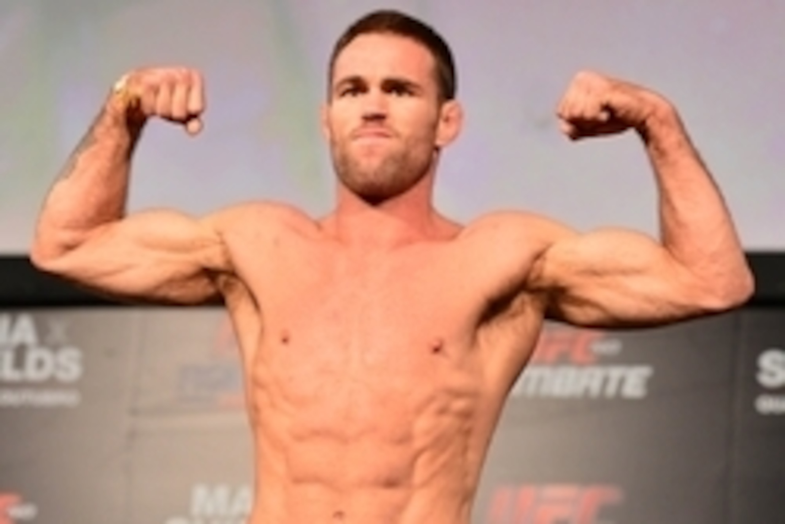 Oct 8, 2013; Barueri, Sao Paulo, Brazil; Jake Shields  during the weigh-in for UFC Fight Night 29 at Jose Correa Arena. Mandatory Credit: Jason Silva-USA TODAY Sports