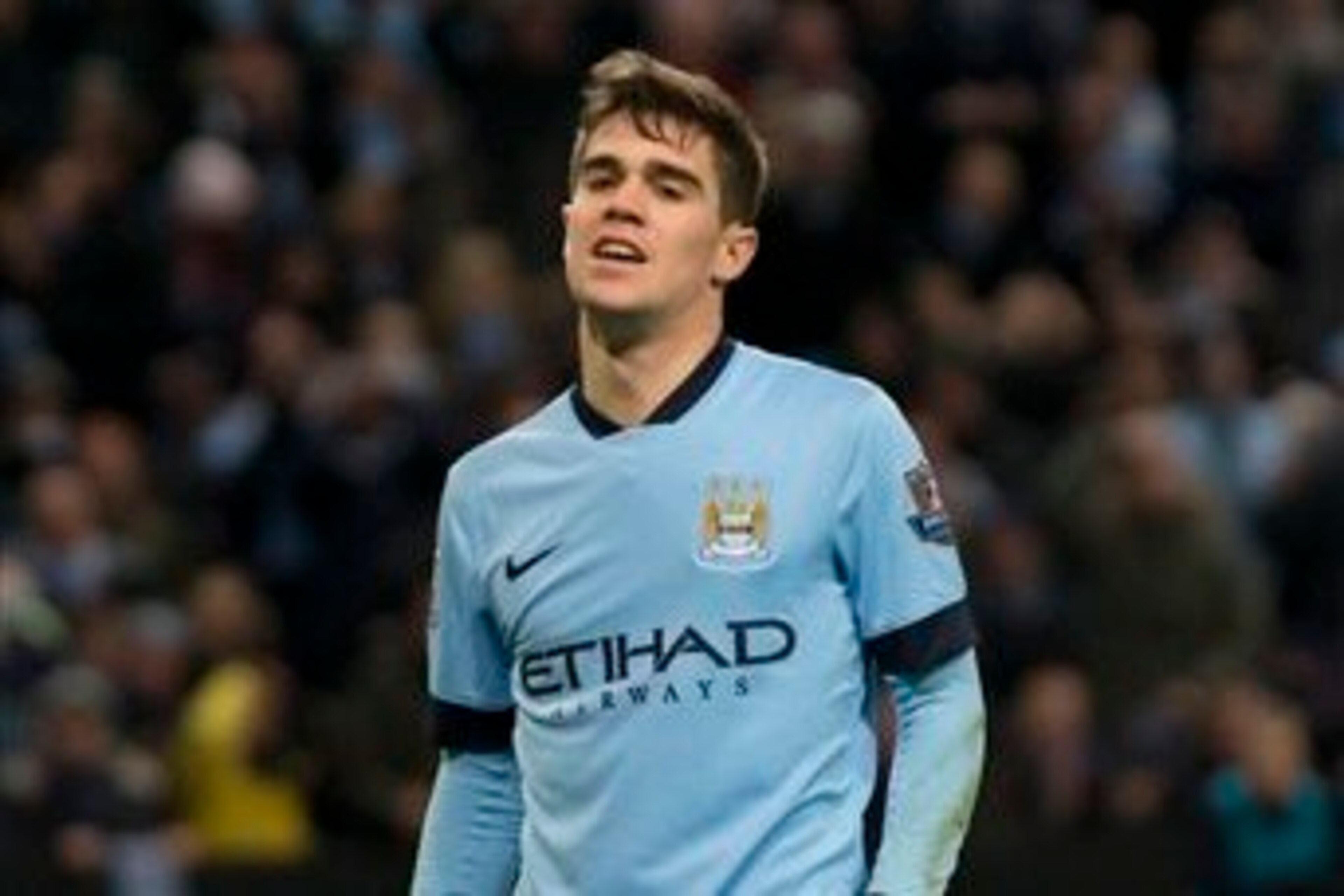 Pozo stepped in at the last minute to take Dzeko's place.