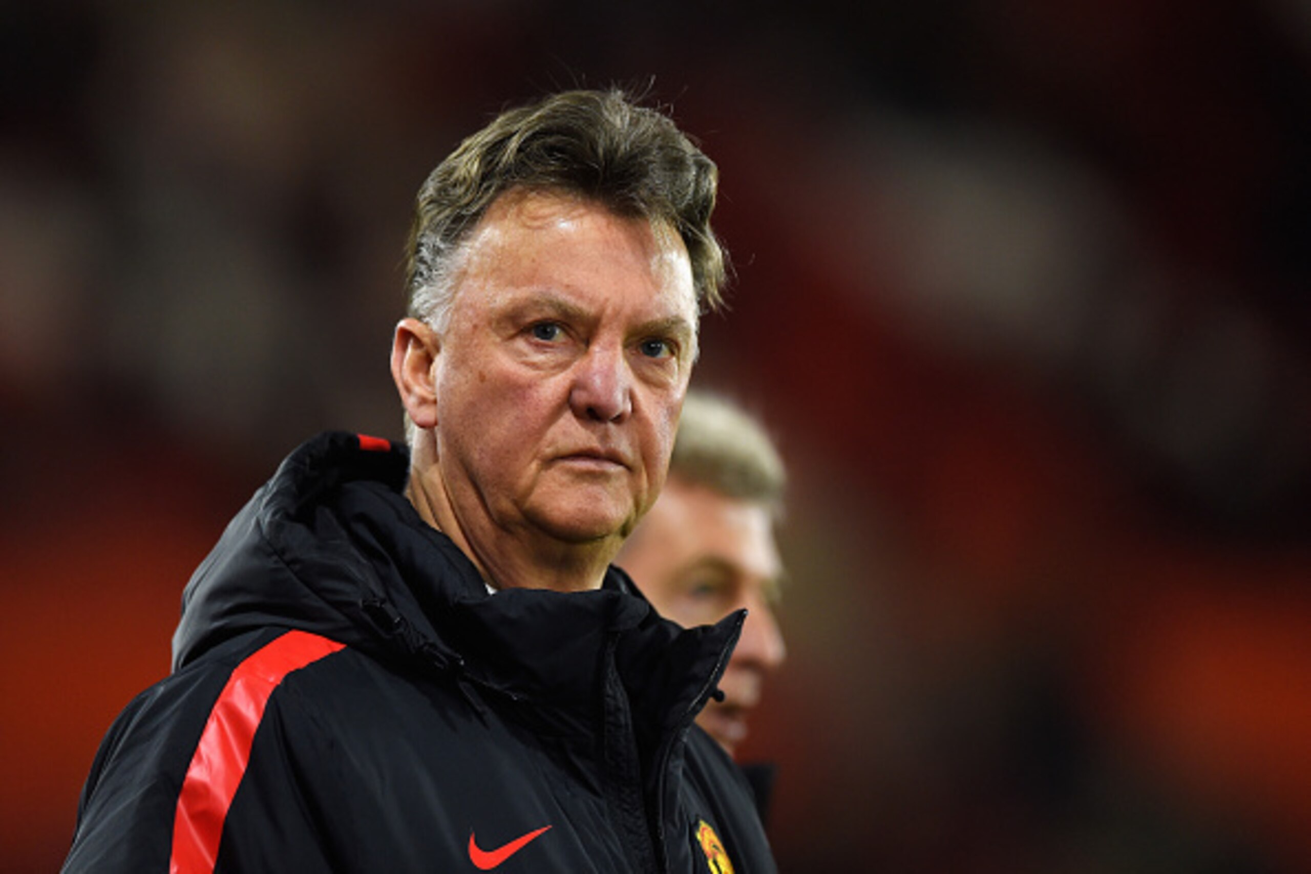 SOUTHAMPTON, ENGLAND - DECEMBER 08: Louis van Gaal, manager of Manchester United looks on prior to the Barclays Premier League match between Southampton and Manchester United at St Mary's Stadium on December 8, 2014 in Southampton, England.  (Photo by Mik