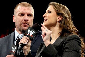 Triple H with Stephanie McMahon