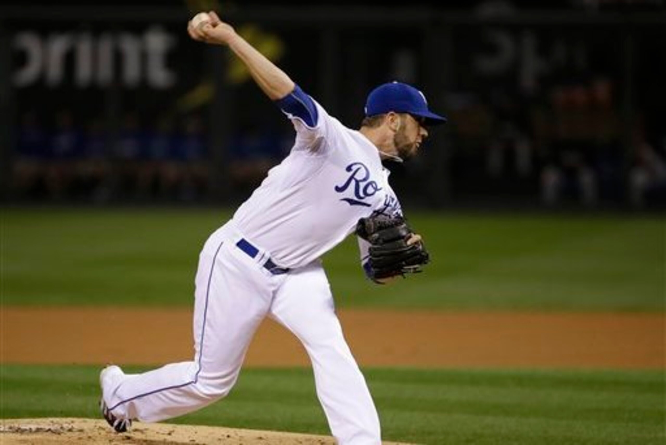 James Shields was 14-8 with Kansas City in 2014.