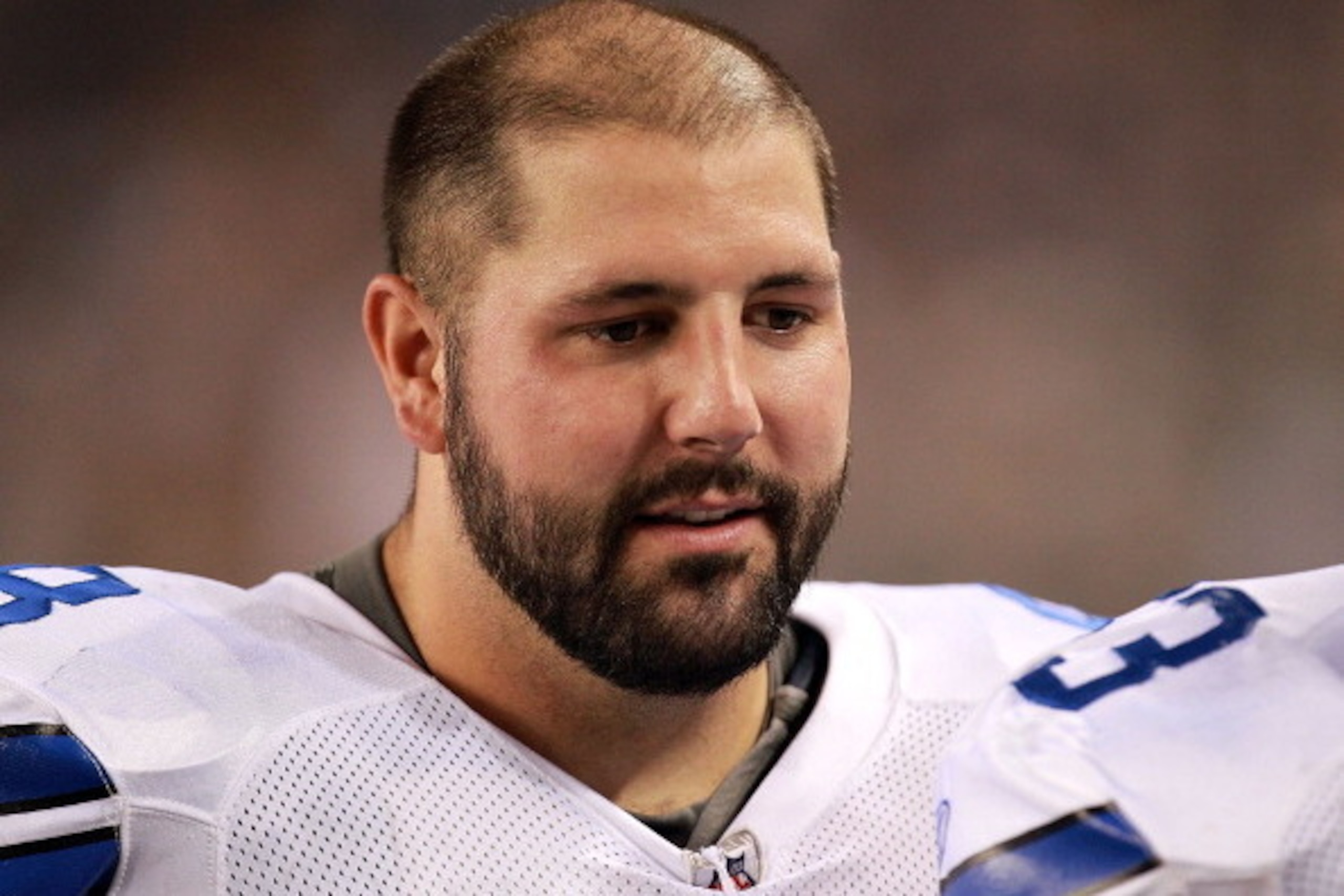 ARLINGTON, TX - AUGUST 11:  Doug Free #68 of the Dallas Cowboys at Cowboys Stadium on August 11, 2011 in Arlington, Texas.  (Photo by Ronald Martinez/Getty Images)