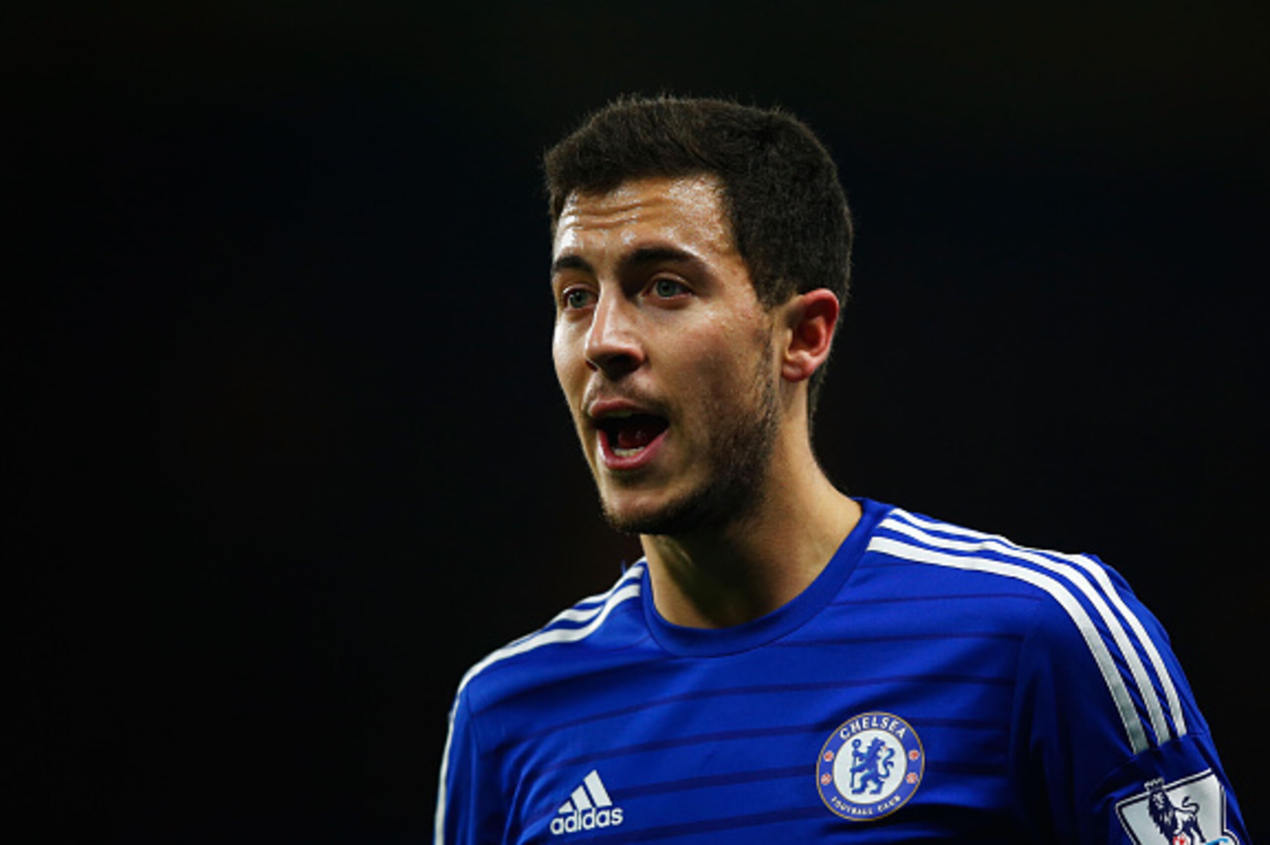 LONDON, ENGLAND - DECEMBER 13: Eden Hazard of Chelsea shouts during the Barclays Premier League match between Chelsea and Hull City at Stamford Bridge on December 13, 2014 in London, England. (Photo by Clive Rose/Getty Images) LONDON, ENGLAND - DECEMBER 13: Eden Hazard of Chelsea shouts during the Barclays Premier League match between Chelsea and Hull City at Stamford Bridge on December 13, 2014 in London, England. (Photo by Clive Rose/Getty Images)
