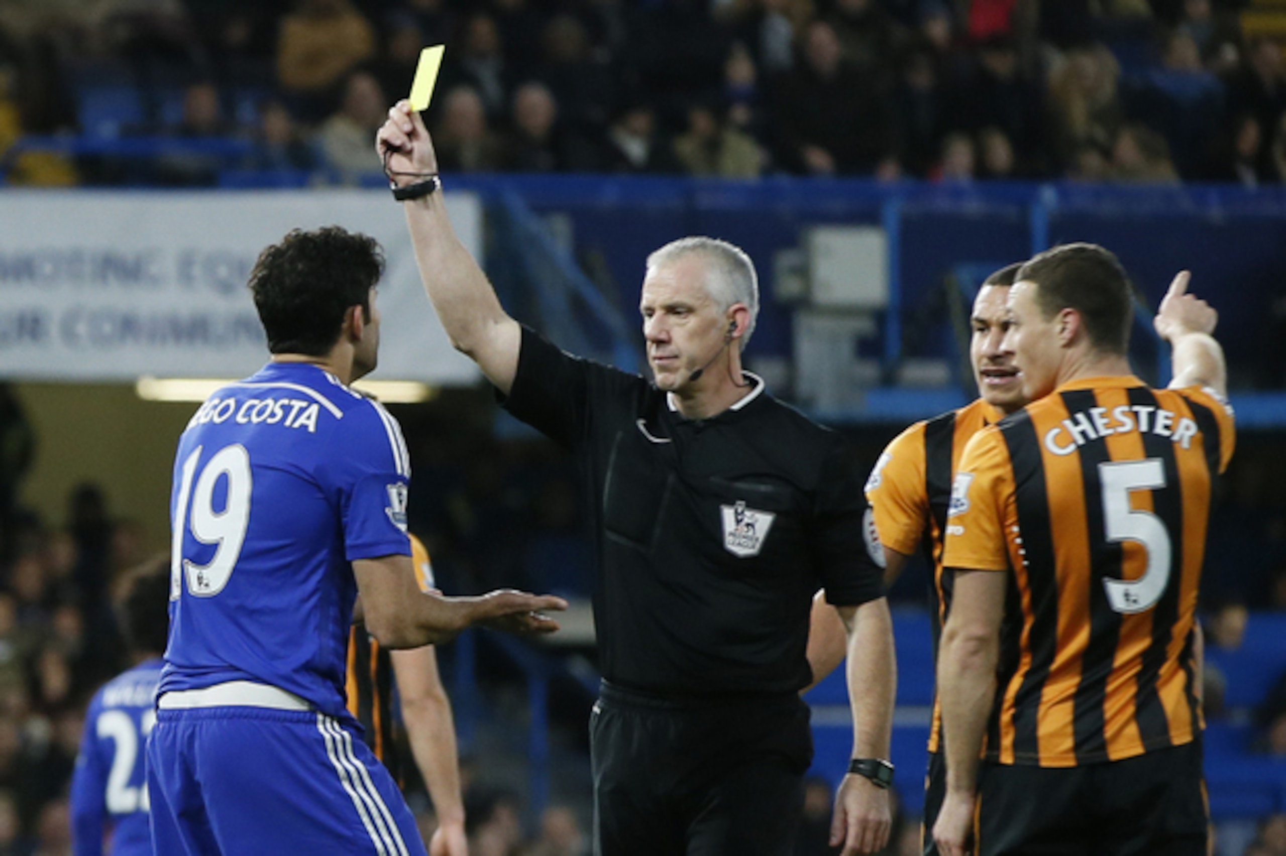 Costa was supposedly upset at picking up this booking.