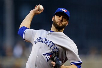 PITTSBURGH, PA - MAY 02: Brandon Morrow #23 of the Toronto Blue Jays pitches during the first inning of the game against the Pittsburgh Pirates at PNC Park on May 2, 2014 in Pittsburgh, Pennsylvania. (Photo by Matt Sullivan/Getty Images) PITTSBURGH, PA - MAY 02: Brandon Morrow #23 of the Toronto Blue Jays pitches during the first inning of the game against the Pittsburgh Pirates at PNC Park on May 2, 2014 in Pittsburgh, Pennsylvania. (Photo by Matt Sullivan/Getty Images)