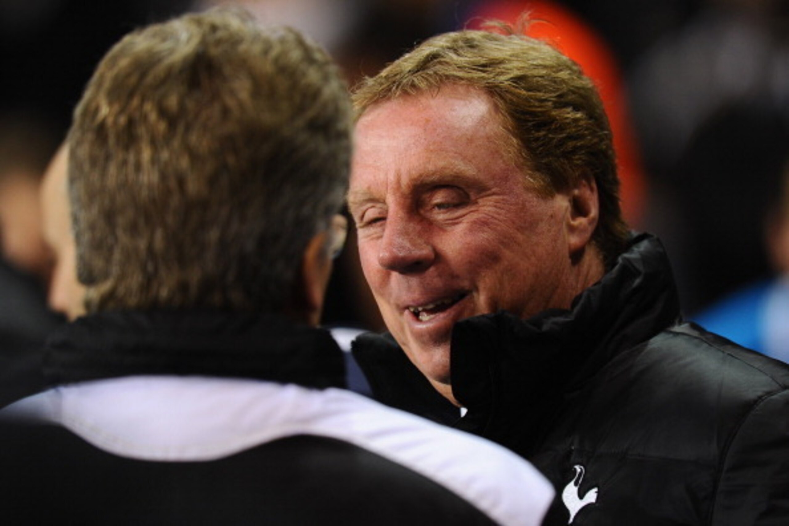 LONDON, ENGLAND - NOVEMBER 30:  Manager Harry Redknapp of Spurs smiles ahead of the UEFA Europa League Group A between Tottenham Hotspur and PAOK Salonika match at White Hart Lane on November 30, 2011 in London, England.  (Photo by Mike Hewitt/Getty Image