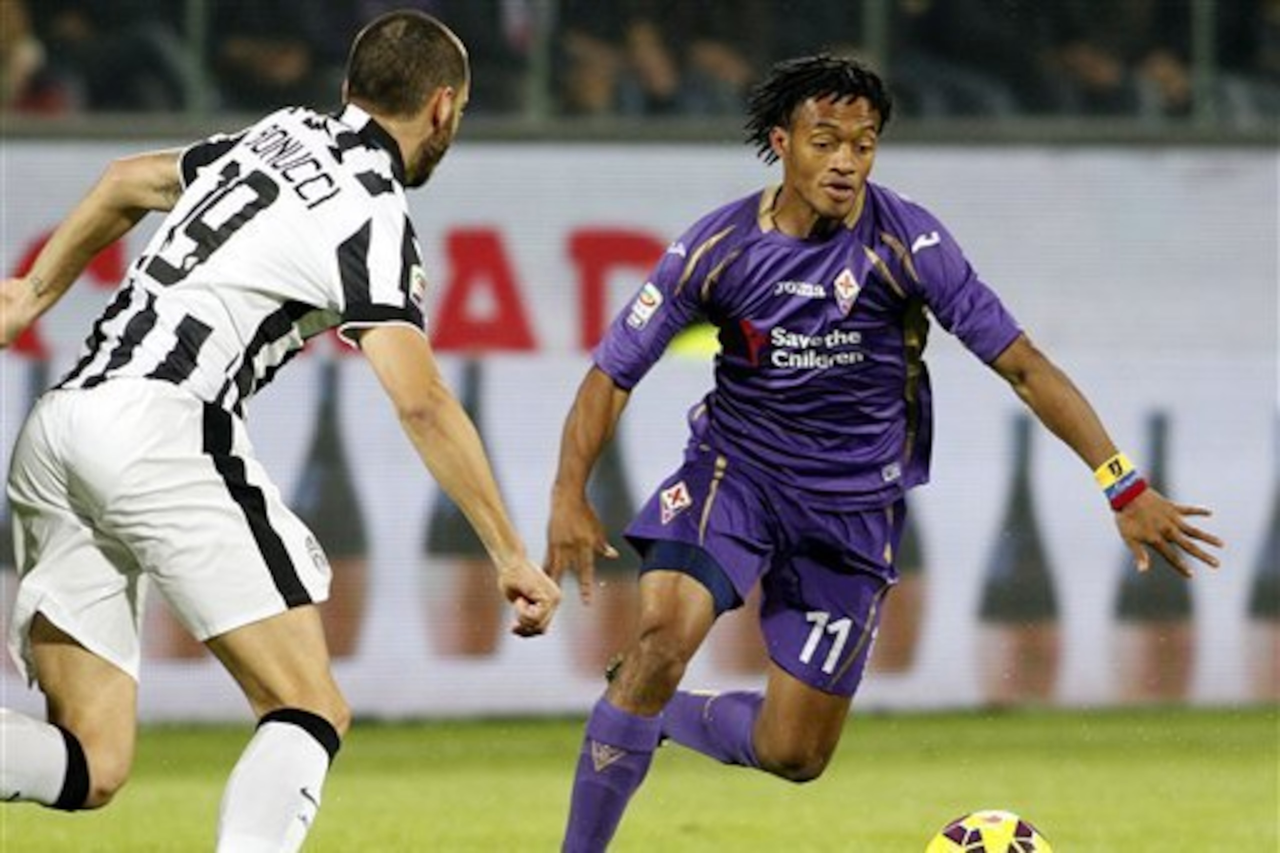 Colombian attacker Juan Cuadrado is one of the stars of this Fiorentina team.