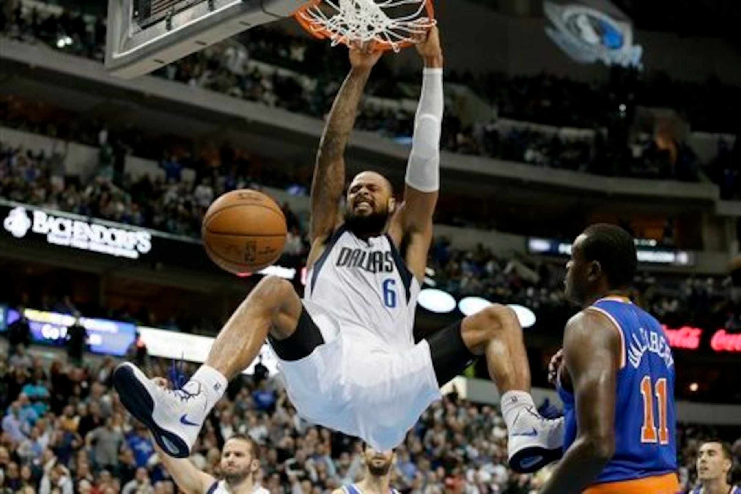 Tyson Chandler is shooting a career-high 68.2 percent from the floor this season with the Mavericks.