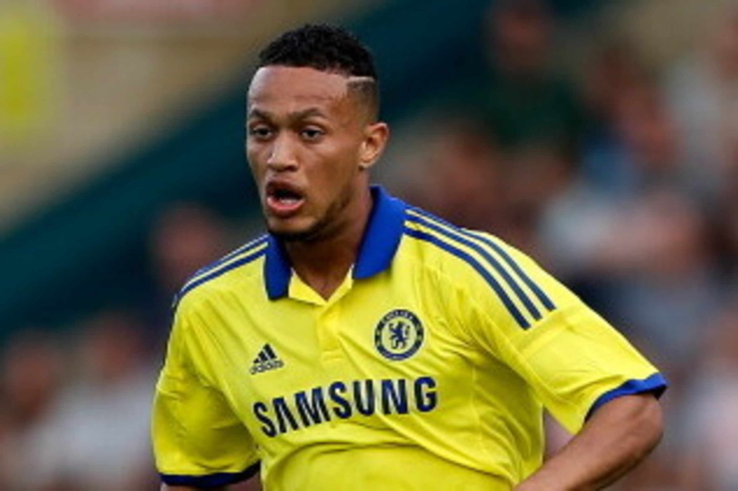 HIGH WYCOMBE, ENGLAND - JULY 16: Lewis Baker of Chelsea in action duing the pre season friendly match between Wycombe Wanderers and Chelsea at Adams Park on July 16, 2014 in High Wycombe, England.  (Photo by Ben Hoskins/Getty Images)