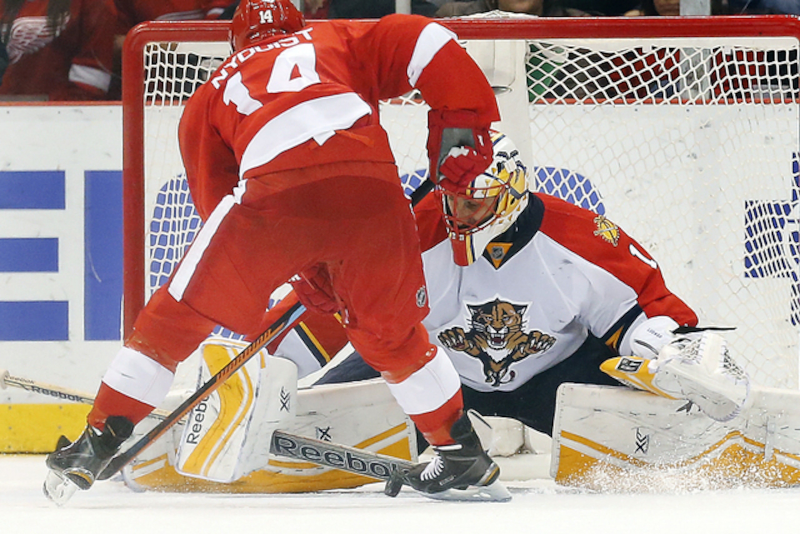 Gustav Nyquist has two goals in seven shootout attempts this season. He and Datsyuk have combined for four goals on 12 chances and are the only two Red Wings to register a goal in a shootout this season.
