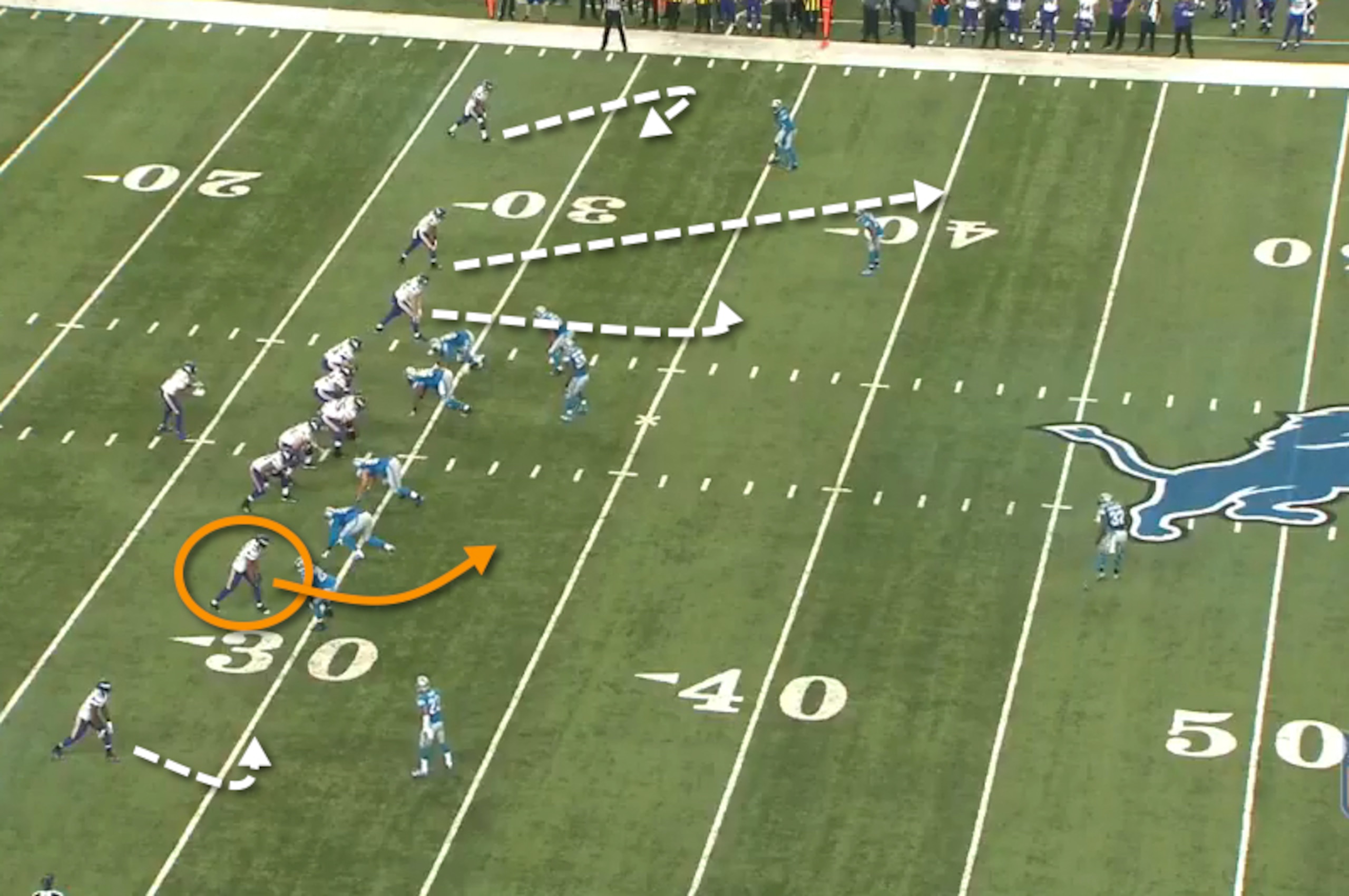 The Vikings allow their receivers to get into space and create