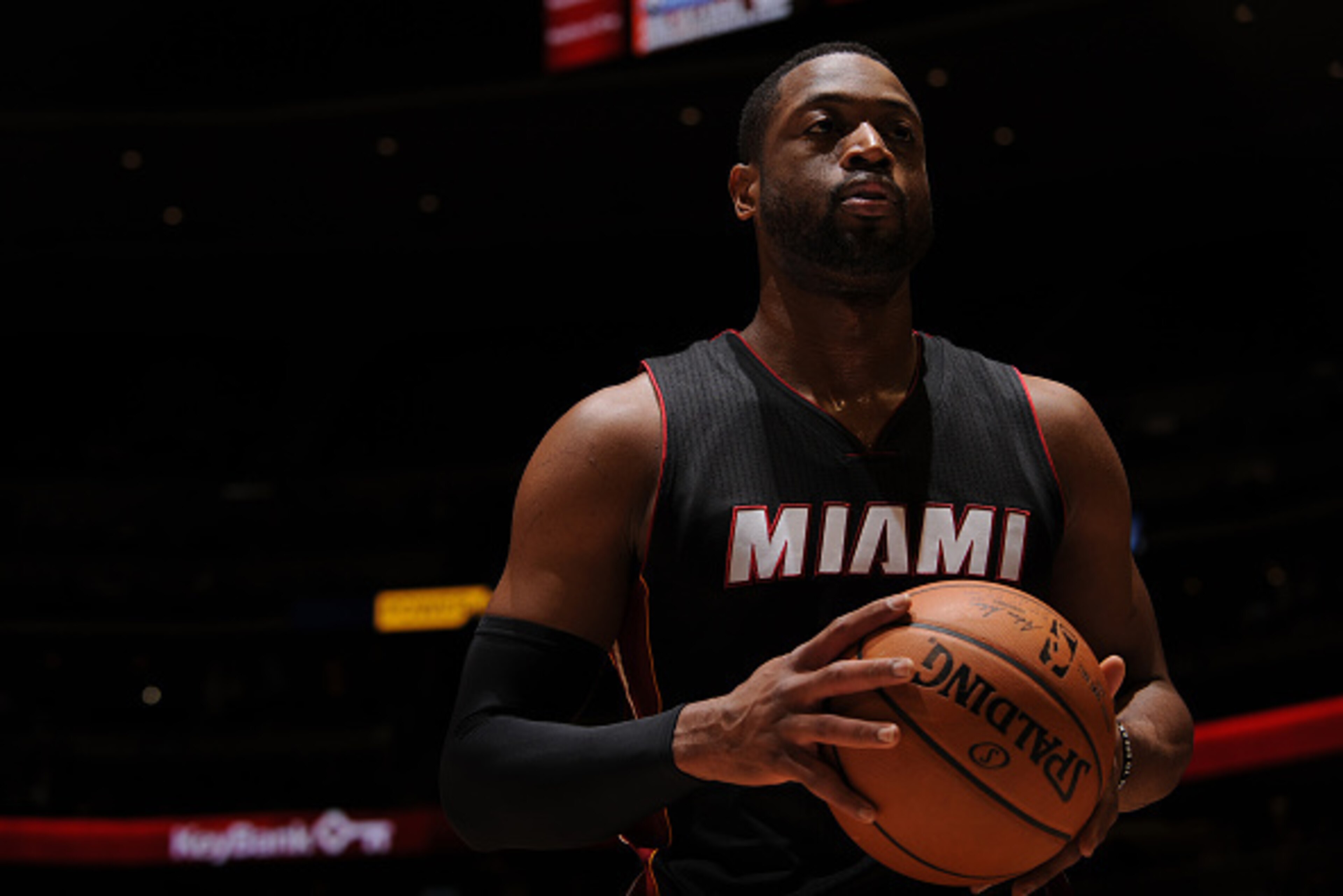 DENVER, CO - DECEMBER 10: Dwyane Wade #3 of the Miami Heat during the game against the Denver Nuggets on December 10, 2014 at the Pepsi Center in Denver, Colorado. NOTE TO USER: User expressly acknowledges and agrees that, by downloading and/or using thi DENVER, CO - DECEMBER 10: Dwyane Wade #3 of the Miami Heat during the game against the Denver Nuggets on December 10, 2014 at the Pepsi Center in Denver, Colorado. NOTE TO USER: User expressly acknowledges and agrees that, by downloading and/or using thi