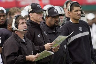 Trestman with the Raiders