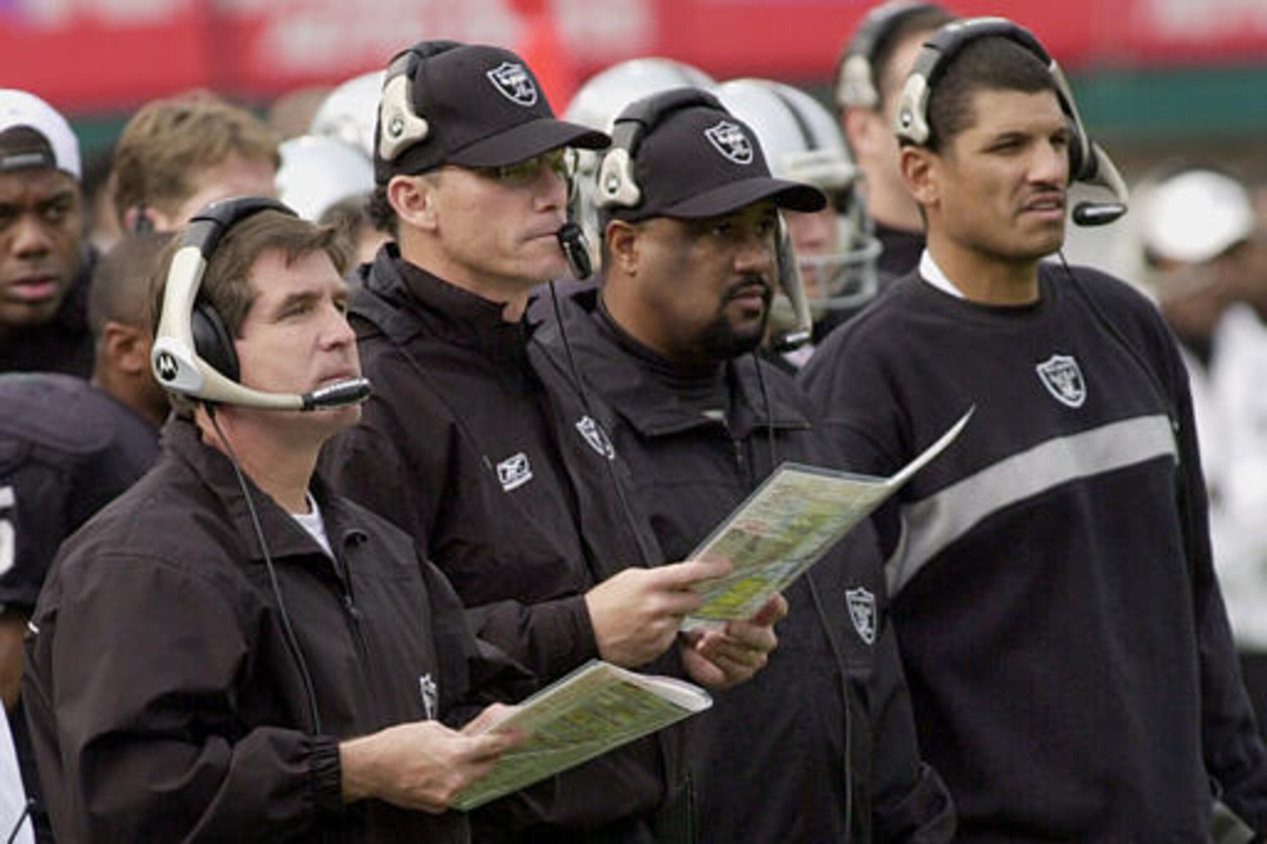 Trestman with the Raiders