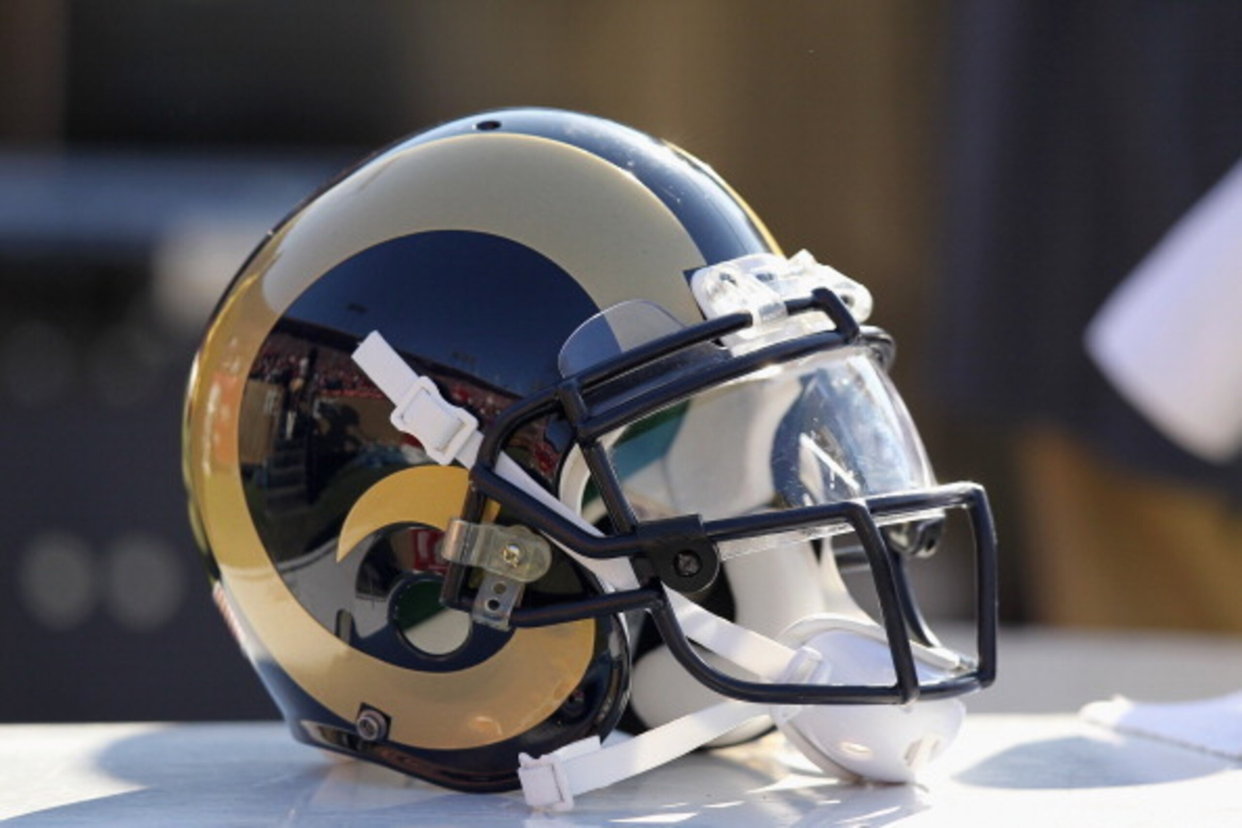 SAN FRANCISCO, CA - DECEMBER 04:  A close up of the St. Louis Rams helmet at Candlestick Park on December 4, 2011 in San Francisco, California.  (Photo by Ezra Shaw/Getty Images)
