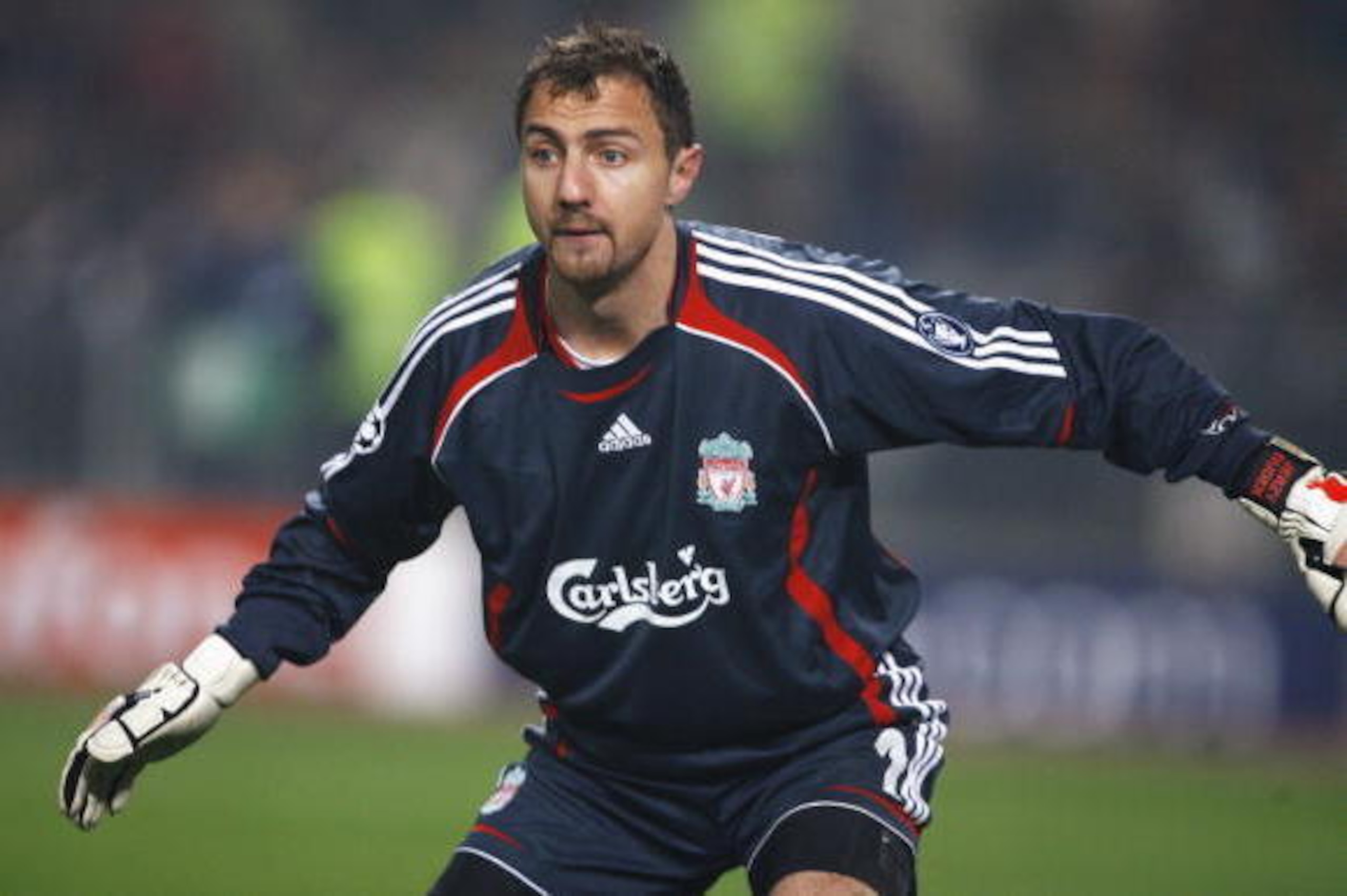ISTANBUL, TURKEY - DECEMBER 05: Jerzy Dudek of Liverpool in action during the UEFA Champions League group C match between Galatasaray and Liverpool at the Ataturk stadium on December 5, 2006 in Istanbul, Turkey (Photo by Mark Thompson/Getty Images) ISTANBUL, TURKEY - DECEMBER 05: Jerzy Dudek of Liverpool in action during the UEFA Champions League group C match between Galatasaray and Liverpool at the Ataturk stadium on December 5, 2006 in Istanbul, Turkey (Photo by Mark Thompson/Getty Images)