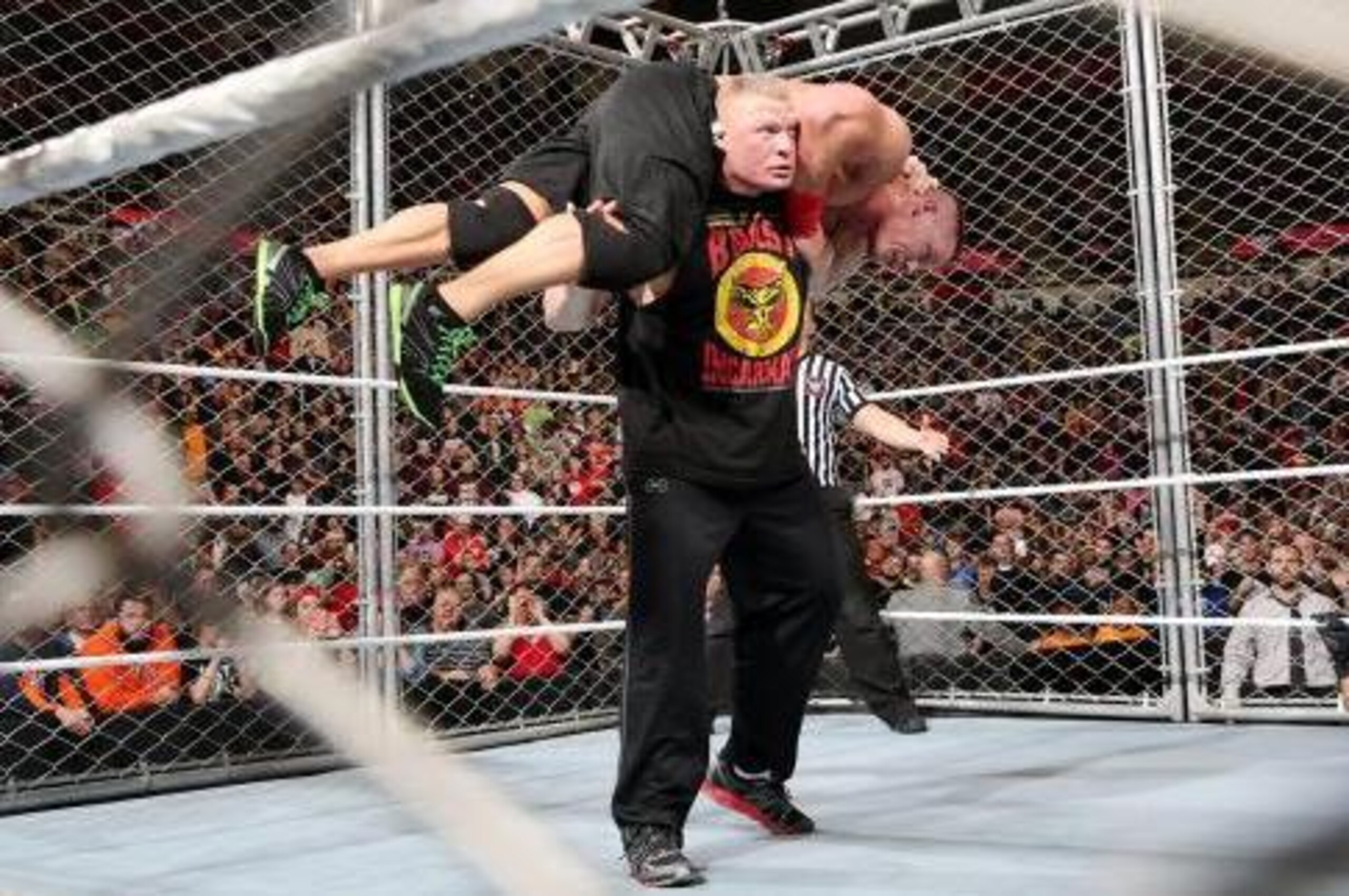 Lesnar and Cena on Raw