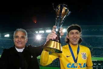Tite led Corinthians to the Club World Cup crown in December 2012.