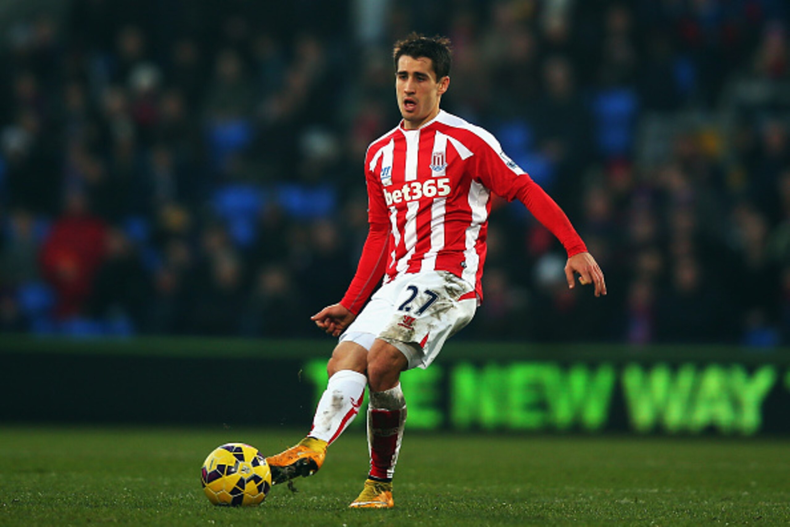 LONDON, ENGLAND - DECEMBER 13: Bojan Krkic of Stoke City in action the Barclays Premier League match between Crystal Palace and Stoke City at Selhurst Park on December 13, 2014 in London, England.  (Photo by Bryn Lennon/Getty Images)