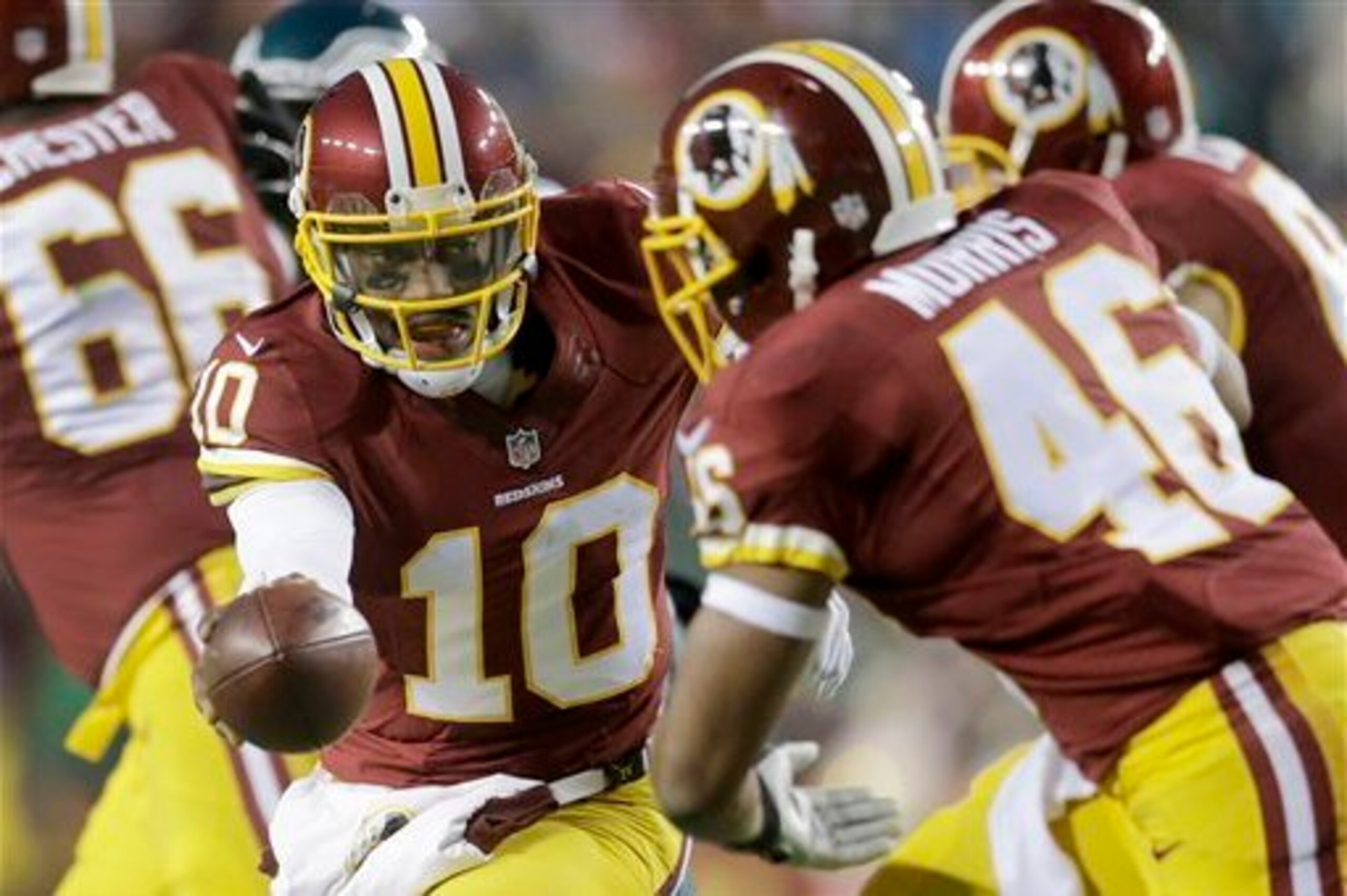 The Redskins didn't need Griffin to lead the way in Week 16.
