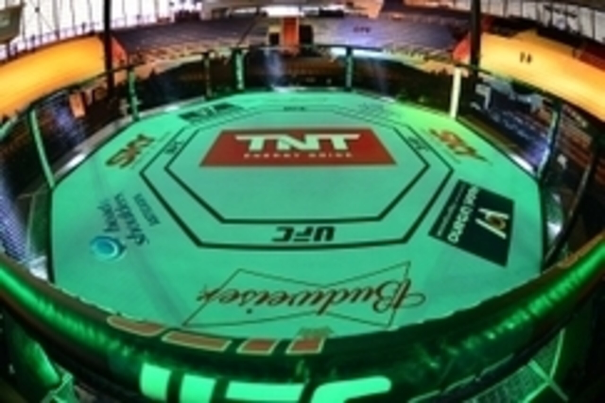 Dec 20, 2014; Barueri, SP, Brazil; A general view of the octagon before UFC Fight Night between Lyoto Machida and C.B. Dolloway at Jose Correa Arena. Mandatory Credit: Jason Silva-USA TODAY Sports