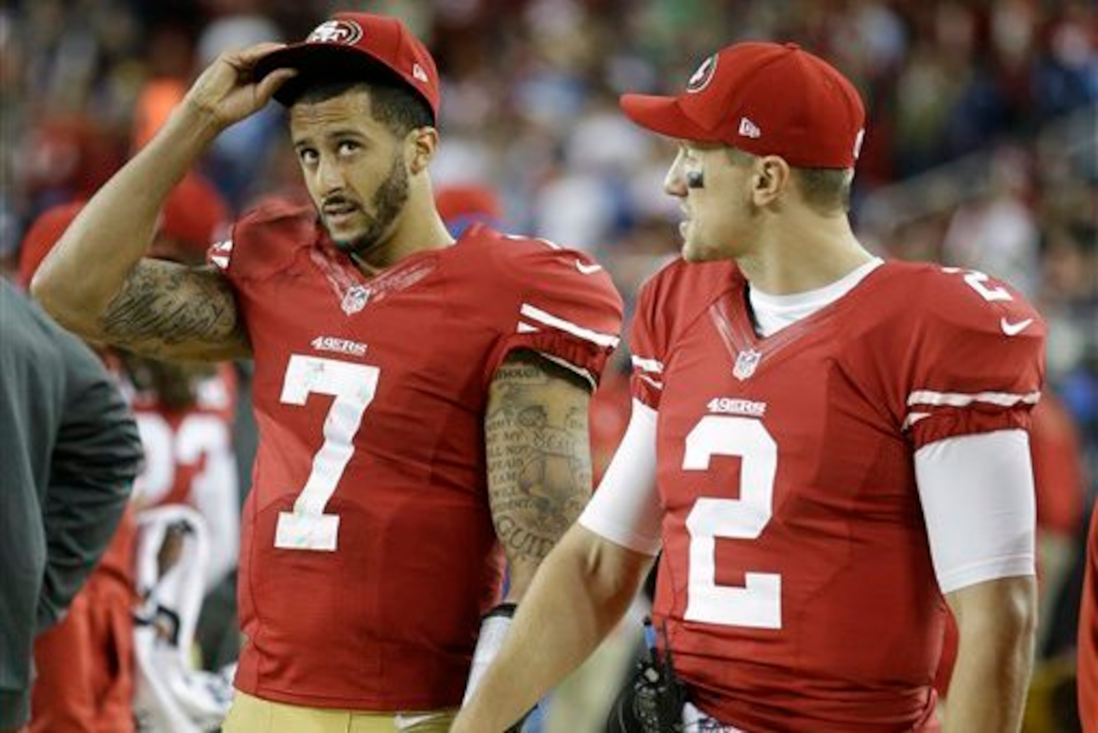 Kaepernick and the flawed 49ers offense continued their fourth-quarter struggles against San Diego.
