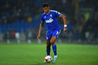 CARDIFF, WALES - OCTOBER 21:  Ipswich player Tyrone Mings in action during the Sky Bet Championship match between Cardiff City and Ipswich Town at Cardiff City Stadium on October 21, 2014 in Cardiff, Wales.  (Photo by Stu Forster/Getty Images)