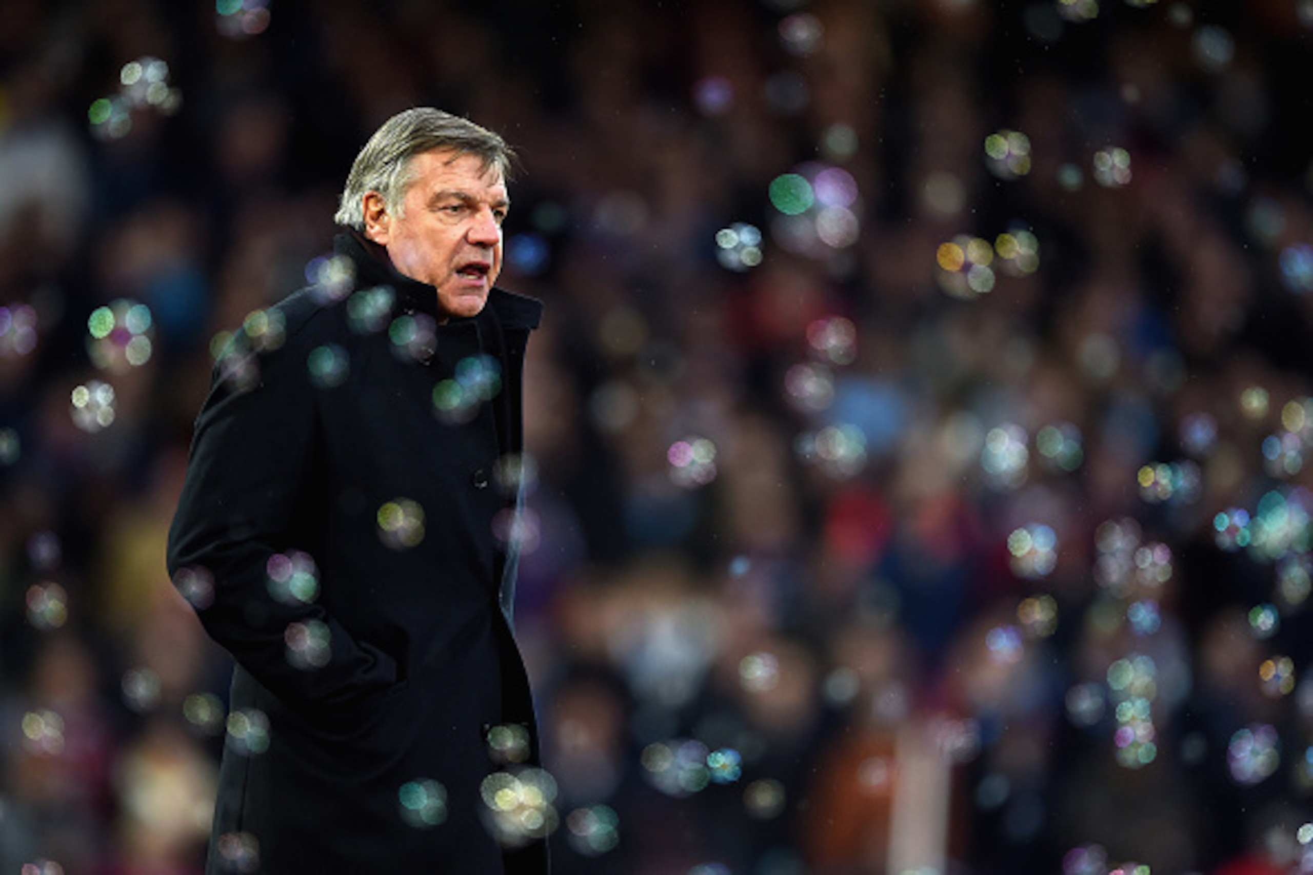 LONDON, ENGLAND - DECEMBER 07:  Sam Allardyce the West Ham manager looks on during the Barclays Premier League match between West Ham United and Swansea City at Boleyn Ground on December 7, 2014 in London, England.  (Photo by Michael Regan/Getty Images)