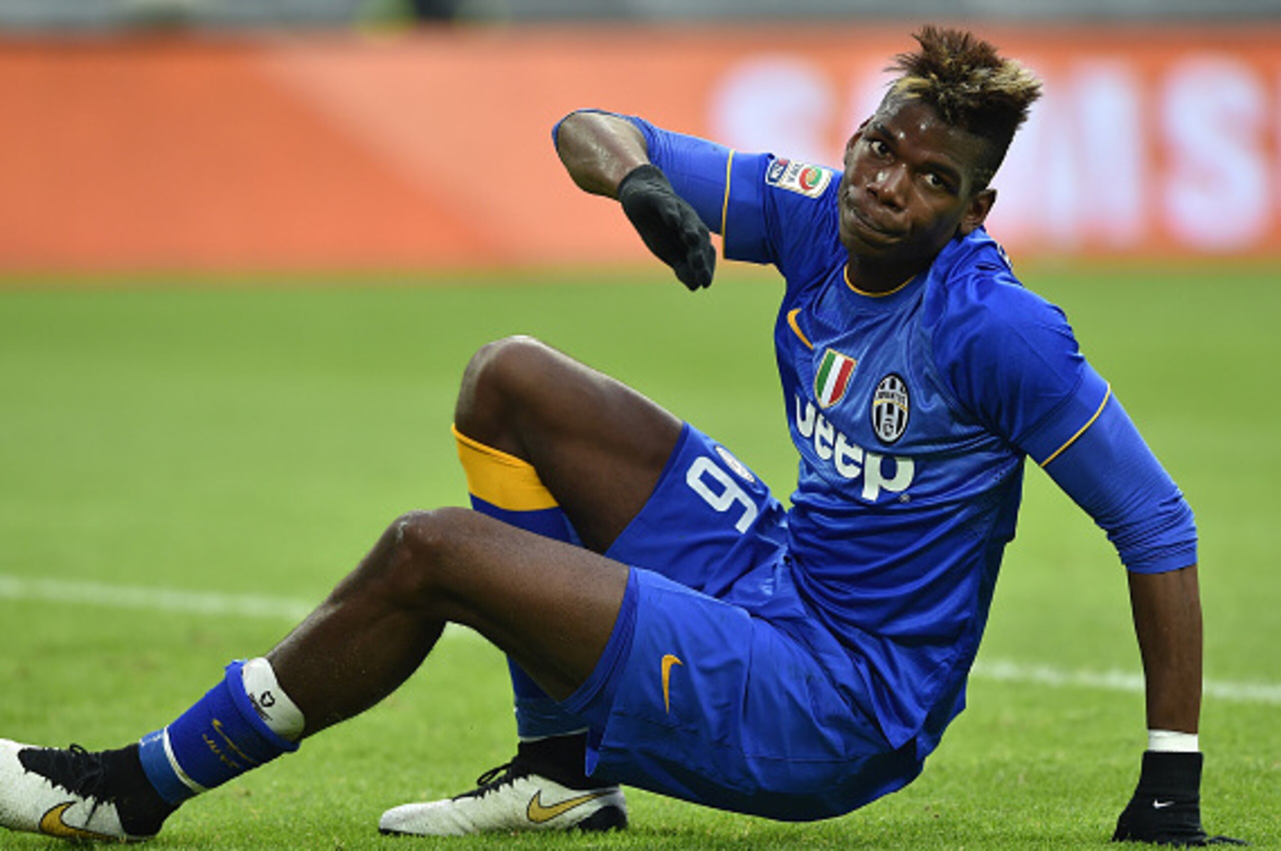TURIN, ITALY - DECEMBER 14: Paul Pogba of Juventus FC reacts during the Serie A match between Juventus FC and UC Sampdoria at Juventus Arena on December 14, 2014 in Turin, Italy. (Photo by Valerio Pennicino/Getty Images) TURIN, ITALY - DECEMBER 14: Paul Pogba of Juventus FC reacts during the Serie A match between Juventus FC and UC Sampdoria at Juventus Arena on December 14, 2014 in Turin, Italy. (Photo by Valerio Pennicino/Getty Images)