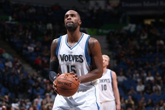 MINNEAPOLIS, MN - DECEMBER 21:  Shabazz Muhammad #15 of the Minnesota Timberwolves prepares to shoot a free throw against the Indiana Pacers on December 21, 2014 at Target Center in Minneapolis, Minnesota. NOTE TO USER: User expressly acknowledges and agr