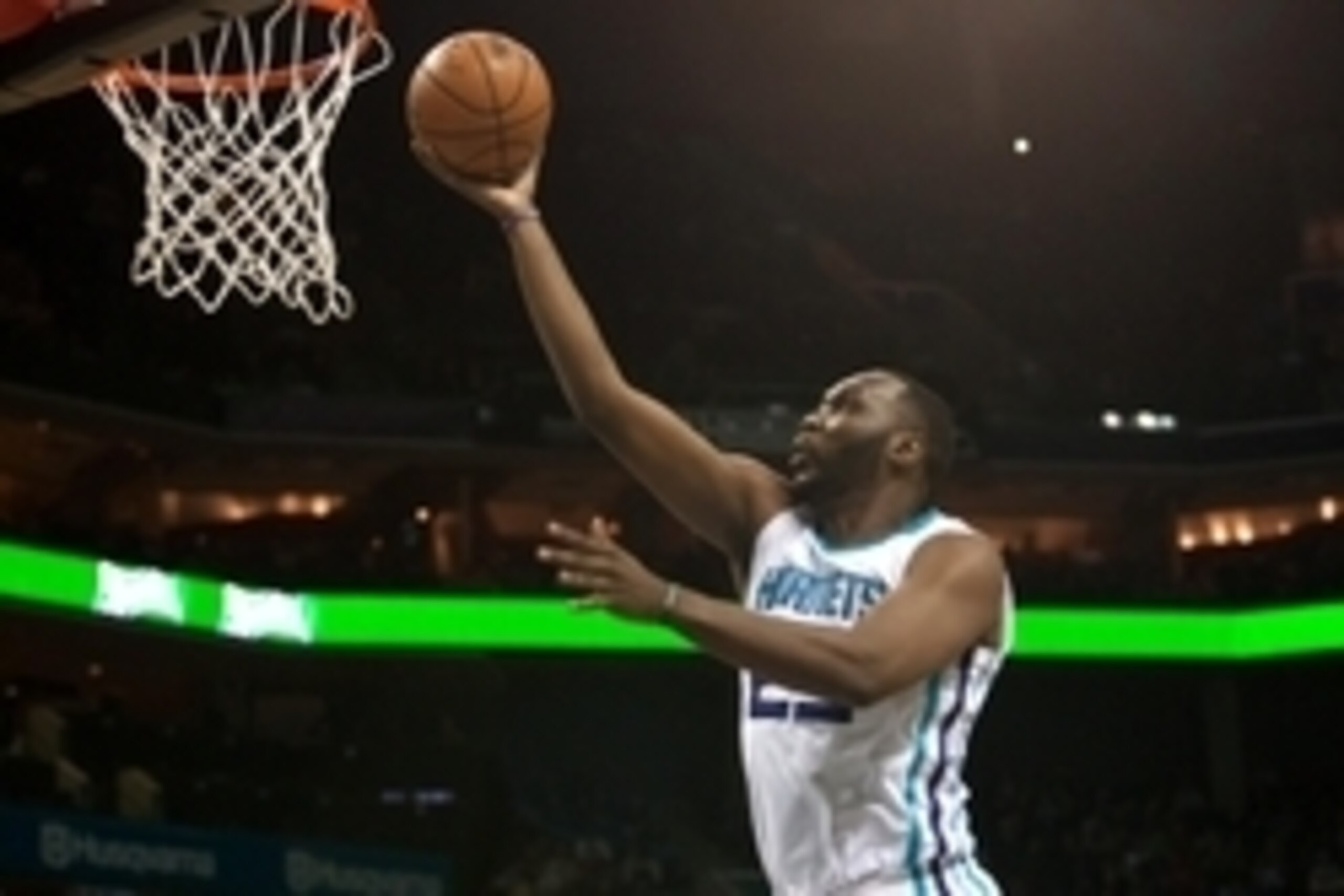 Dec 20, 2014; Charlotte, NC, USA; Charlotte Hornets center Al Jefferson (25) goes up for a shot during the first half against the Utah Jazz at Time Warner Cable Arena. Mandatory Credit: Jeremy Brevard-USA TODAY Sports