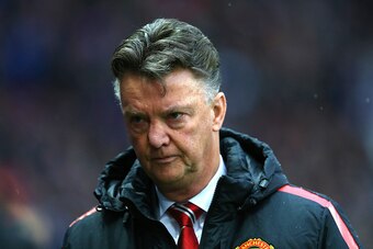 MANCHESTER, ENGLAND - DECEMBER 14:  Manchester United Manager Louis van Gaal looks on prior to the Barclays Premier League match between Manchester United and Liverpool at Old Trafford on December 14, 2014 in Manchester, England.  (Photo by Alex Livesey/G