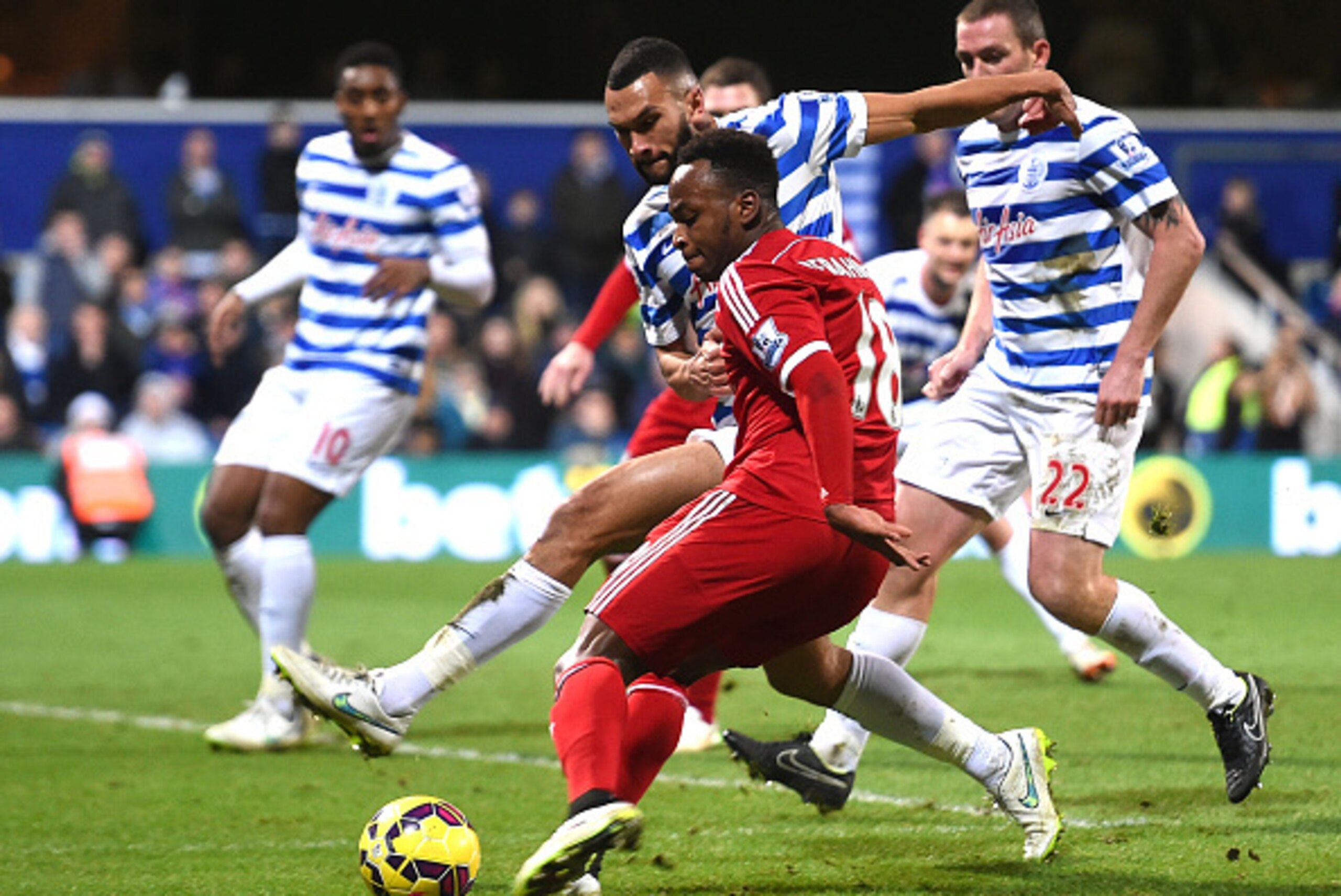 LONDON, ENGLAND - DECEMBER 20: Saido Berahino of West Bromwich Albion in action during the Barclays Premier League match between Queens Park Rangers and West Bromwich Albion at Loftus Road on December 20, 2014 in London, England. (Photo by Tom Dulat/Get LONDON, ENGLAND - DECEMBER 20: Saido Berahino of West Bromwich Albion in action during the Barclays Premier League match between Queens Park Rangers and West Bromwich Albion at Loftus Road on December 20, 2014 in London, England. (Photo by Tom Dulat/Get