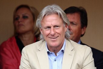 MONTE-CARLO, MONACO - APRIL 18:  Tennis legend, Bjorn Borg of Sweden watches during day four of the ATP Monte Carlo Masters on April 18, 2012 in Monte-Carlo, Monaco.  (Photo by Julian Finney/Getty Images)
