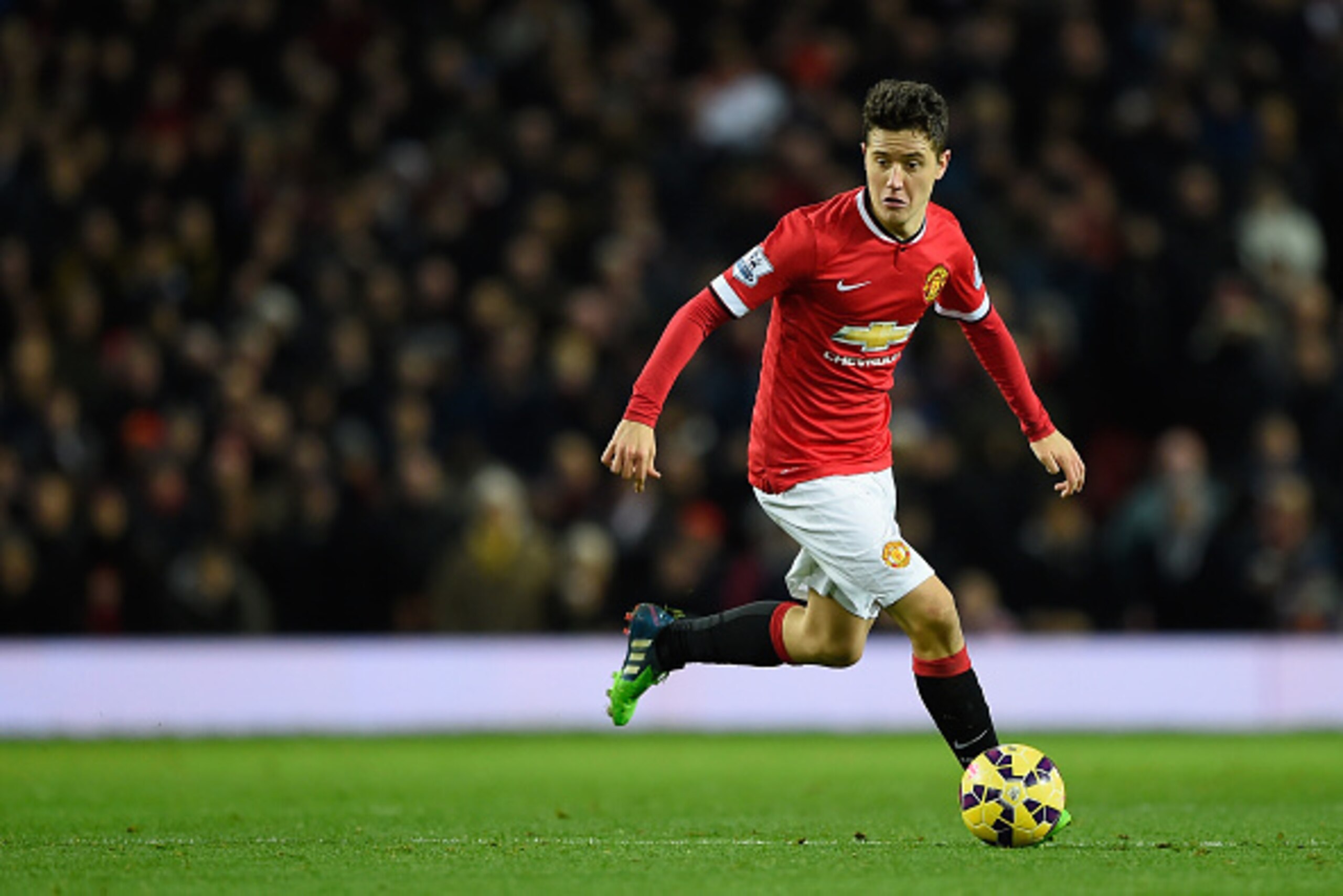 MANCHESTER, ENGLAND - DECEMBER 02:  Ander Herrera of Manchester United in action during the Barclays Premier League match between Manchester United and Stoke City at Old Trafford on December 2, 2014 in Manchester, England.  (Photo by Mike Hewitt/Getty Ima