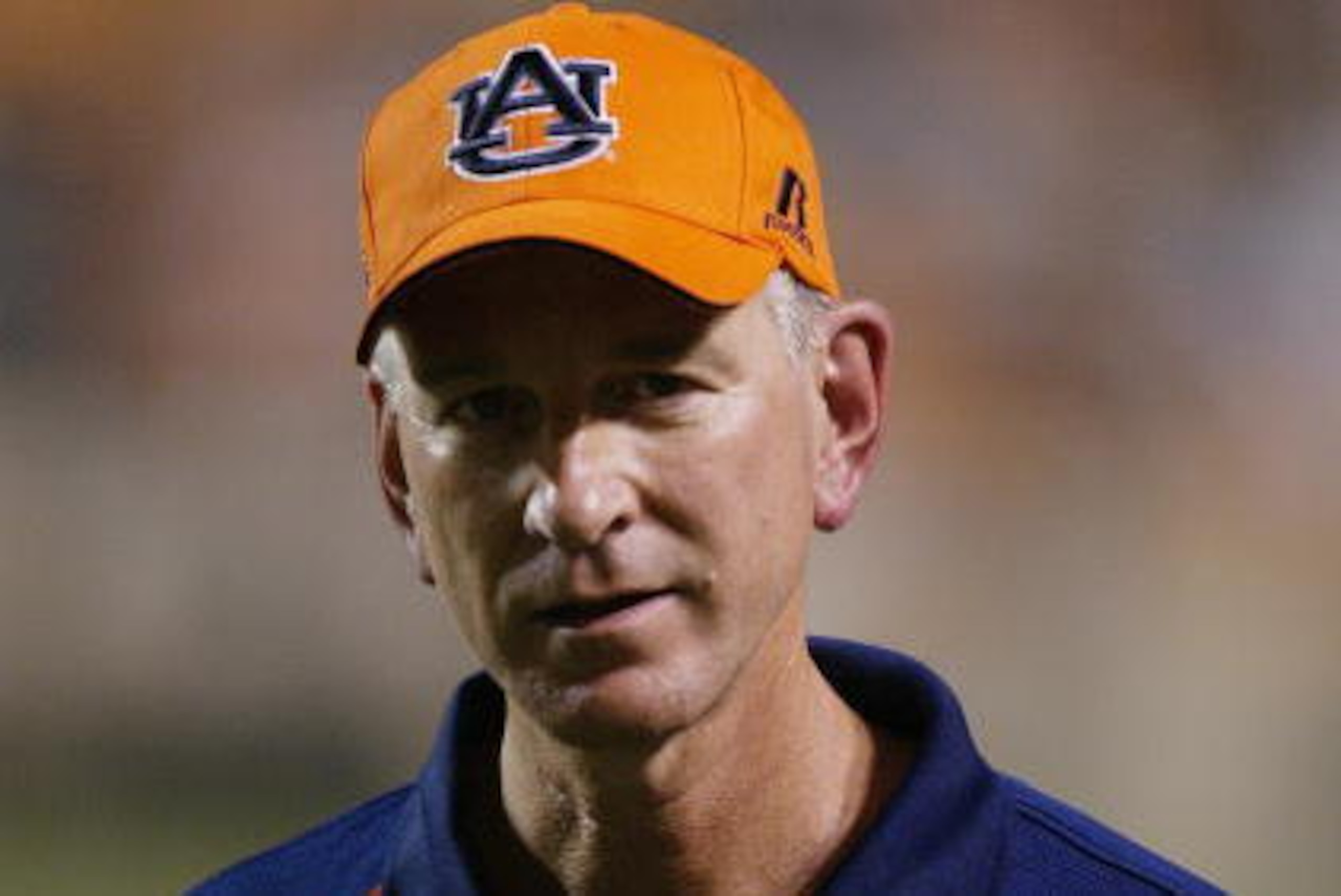 KNOXVILLE, TN - OCTOBER 2:  Head coach Tommy Tuberville of the Auburn Tigers looks on while facing the Tennessee Volunteers at Neyland Stadium on October 2, 2004 in Knoxville, Tennessee. Auburn defeated Tennessee 34-10. (Photo by Streeter Lecka/Getty Imag