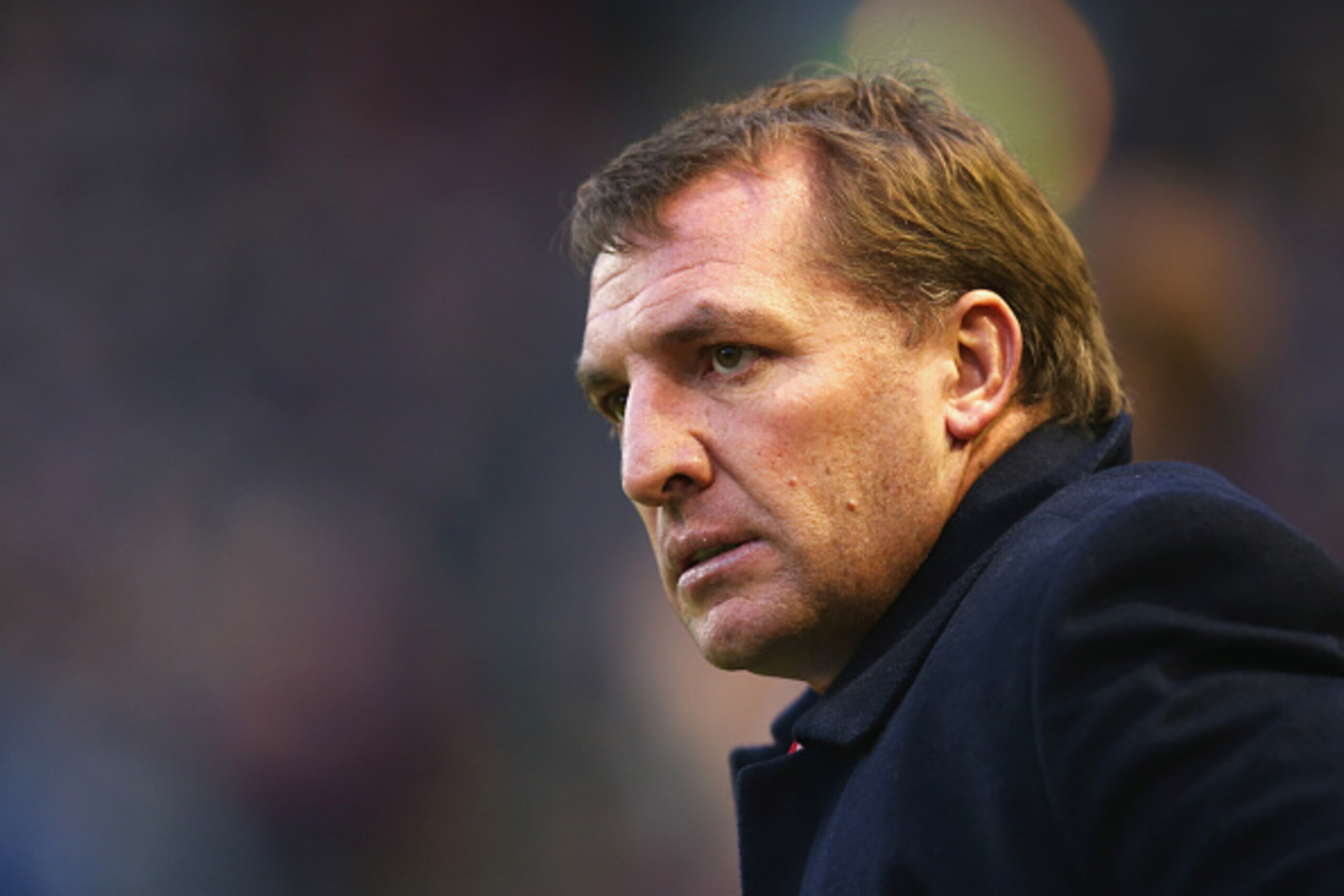 BURNLEY, ENGLAND - DECEMBER 26:  Brendan Rodgers, manager of Liverpool looks on prior to the Barclays Premier League match between Burnley and Liverpool at Turf Moor on December 26, 2014 in Burnley, England.  (Photo by Bryn Lennon/Getty Images)