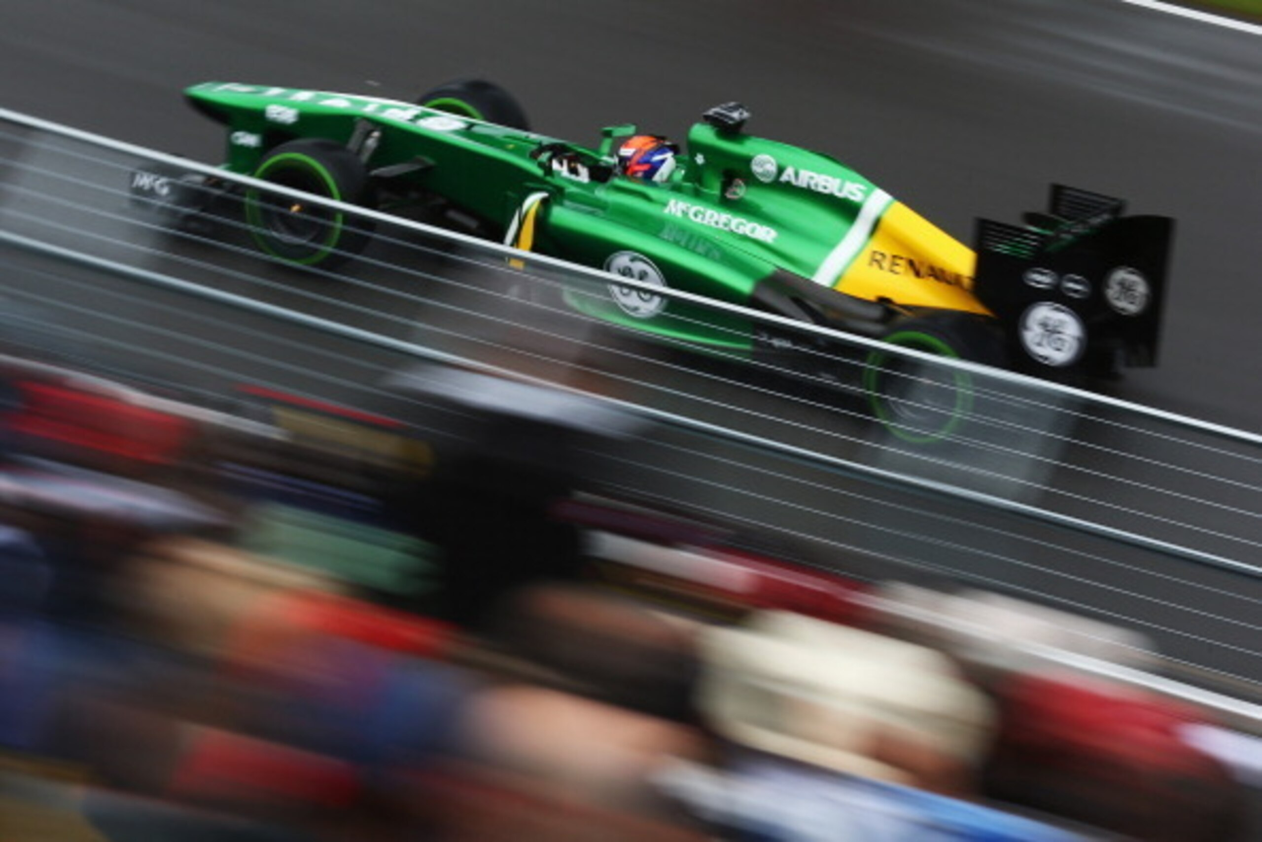 MONTREAL, QC - JUNE 07:  Alexander Rossi of Caterham and the United States of America drives during practice for the Canadian Formula One Grand Prix at the Circuit Gilles Villeneuve on June 7, 2013 in Montreal, Canada.  (Photo by Paul Gilham/Getty Images)