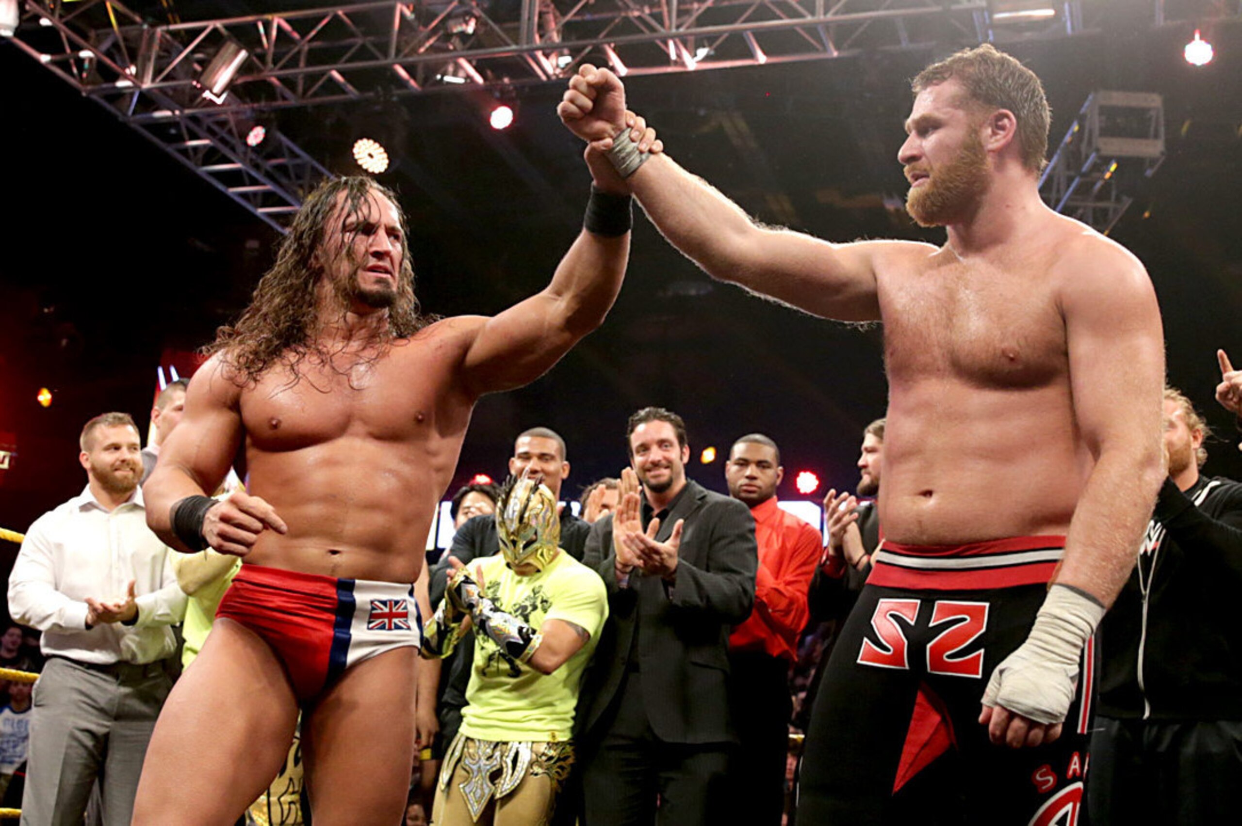 Adrian Neville and Sami Zayn