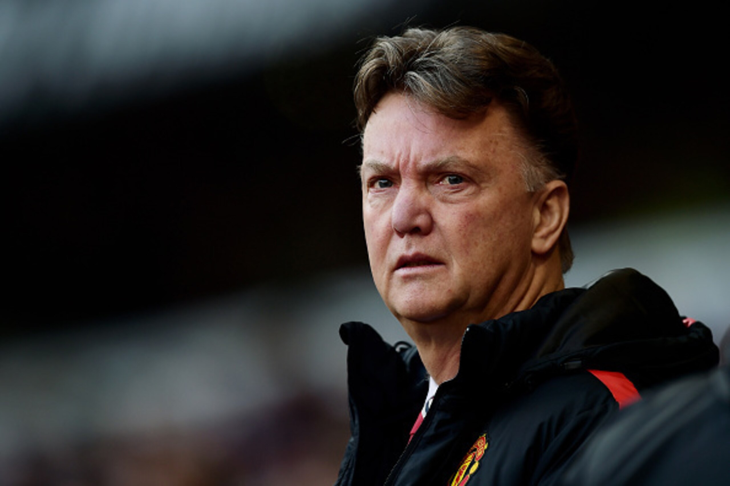 LONDON, ENGLAND - DECEMBER 28:  Manager Louis van Gaal of Manchester United looks on during the Barclays Premier League match between Tottenham Hotspur and Manchester United at White Hart Lane on December 28, 2014 in London, England.  (Photo by Jamie McDo