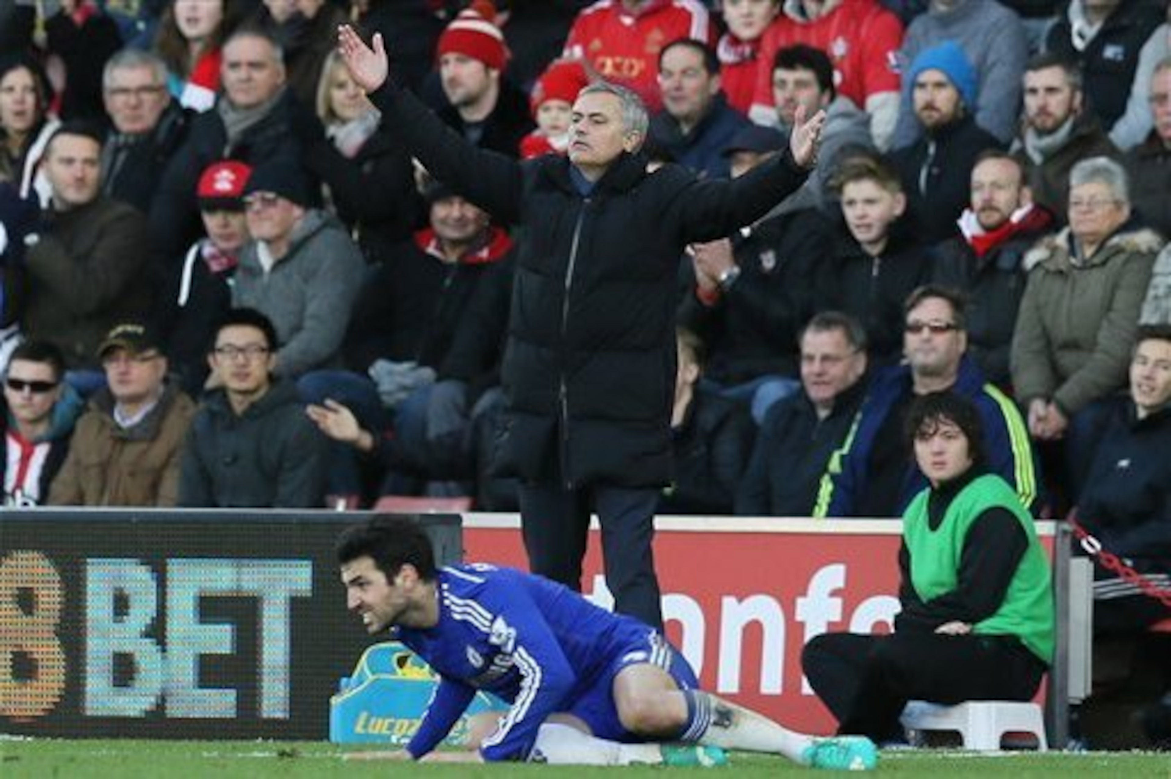 Mourinho was rightly incensed by decisions made during Chelsea's draw at Southampton.