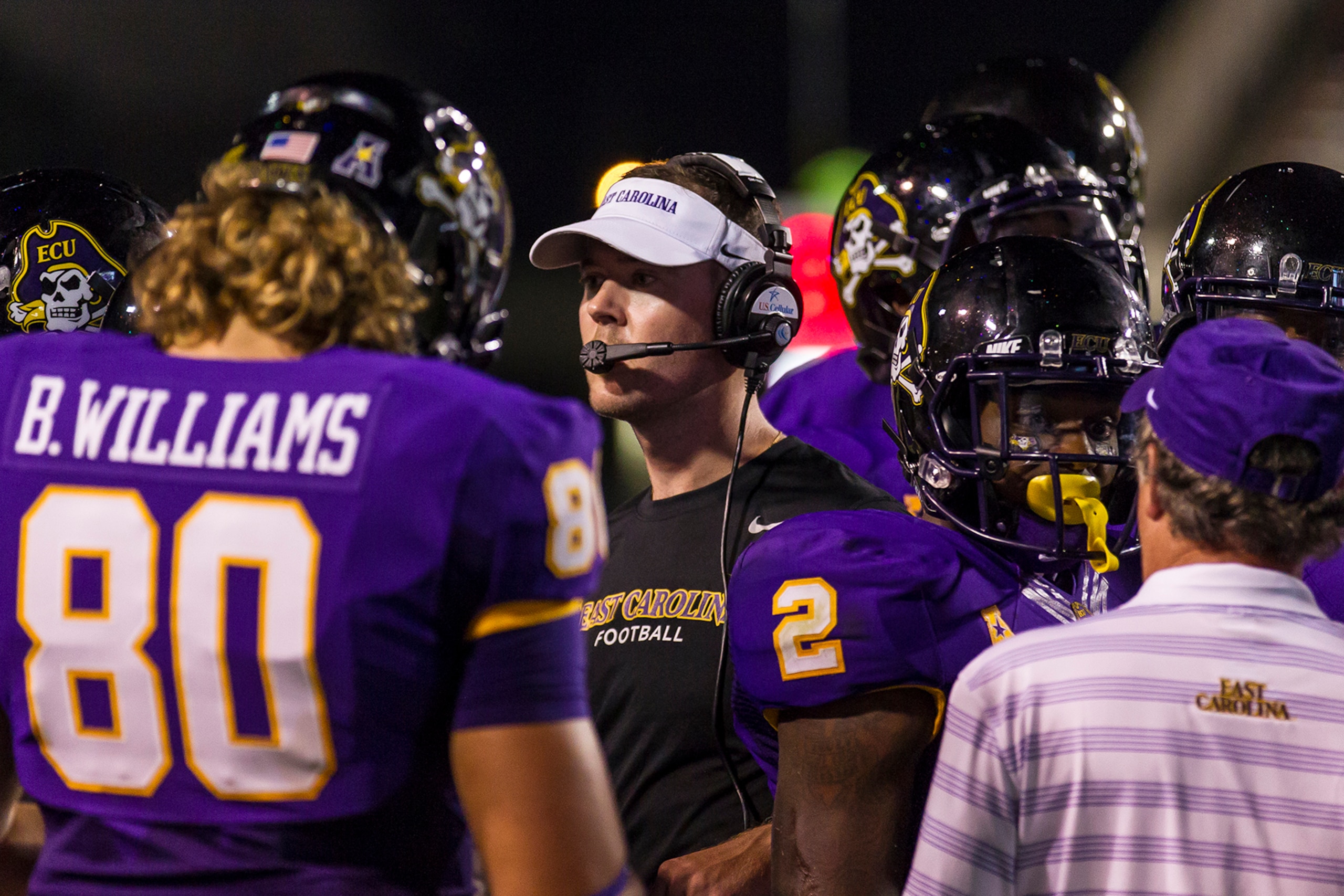 Lincoln Riley followed Ruffin McNeill from Texas Tech to East Carolina.
