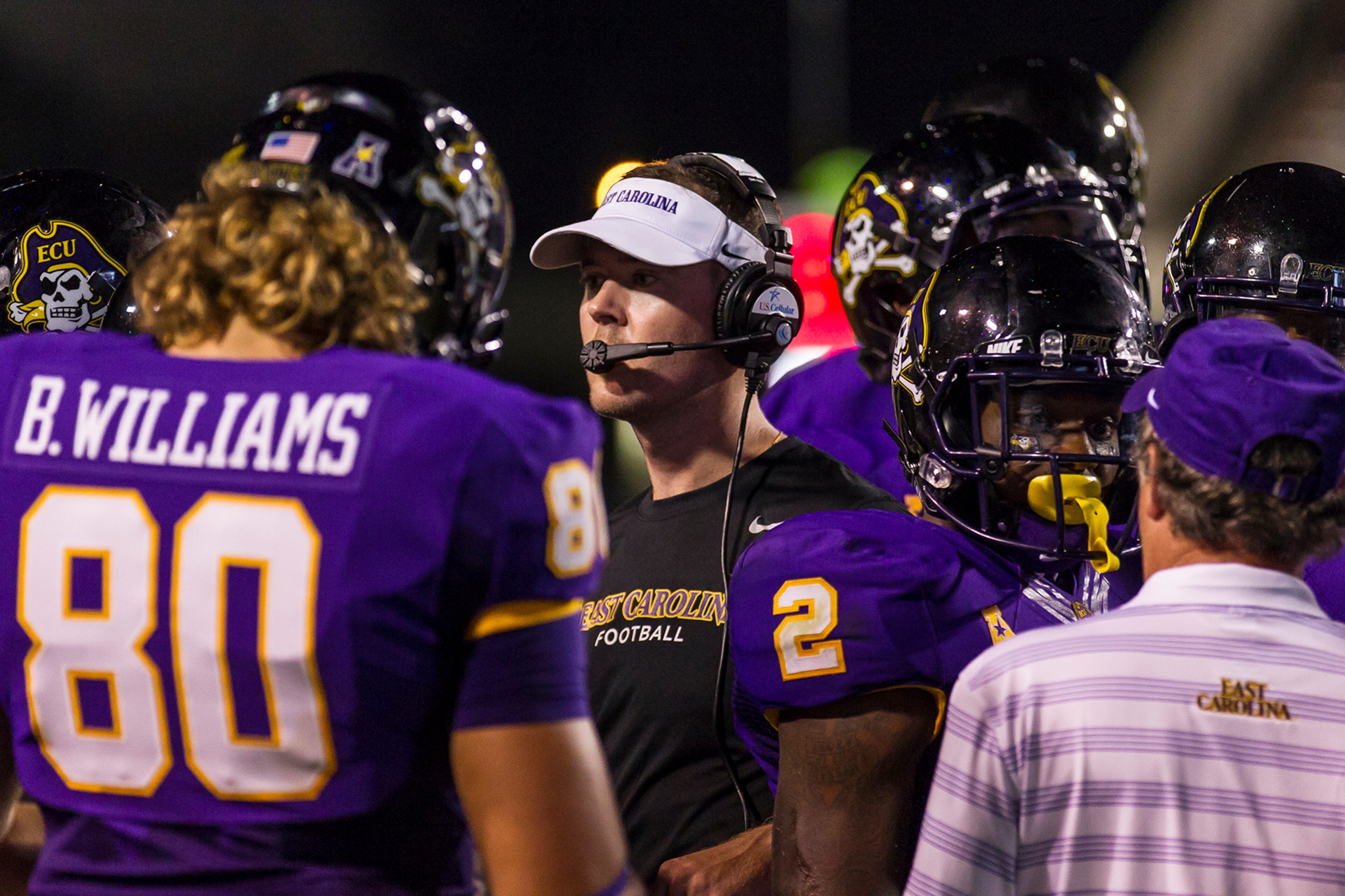 Lincoln Riley followed Ruffin McNeill from Texas Tech to East Carolina.